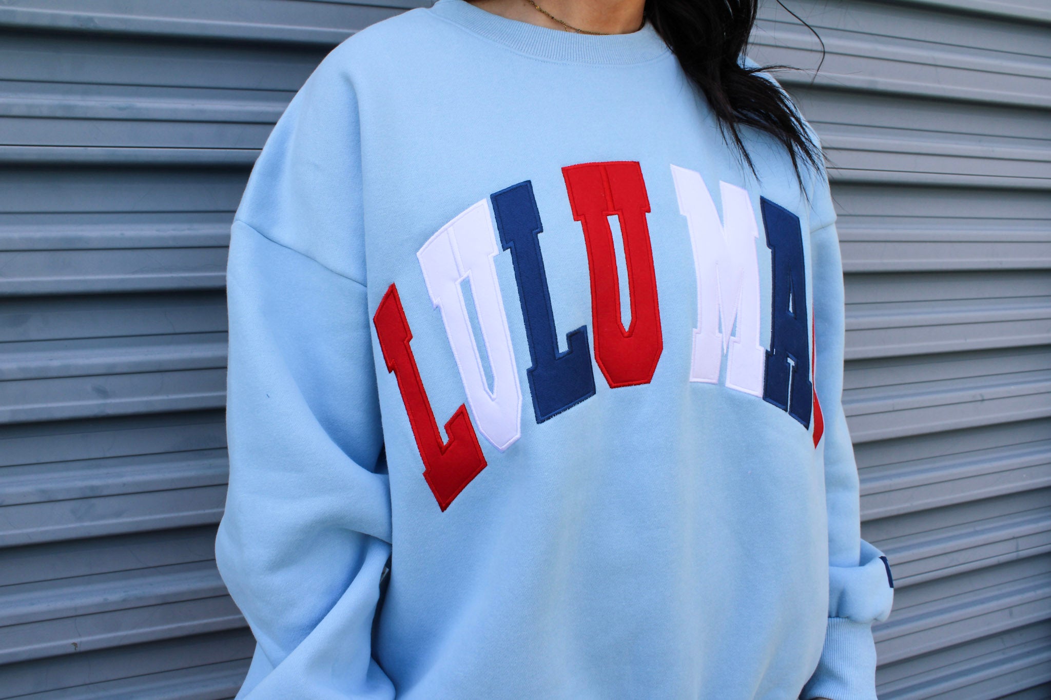 LuLu Mac Red/White/Lulu Stitch Sweatshirt