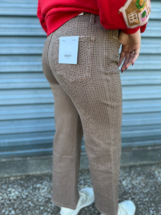Brown Sugar Shimmer Denim
