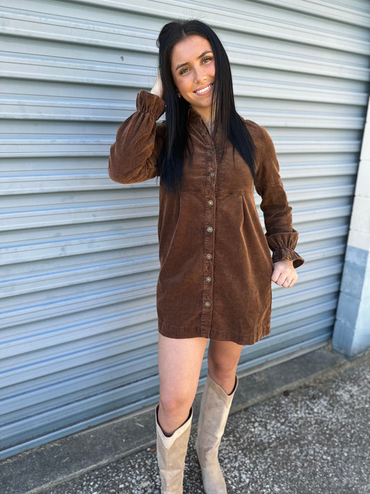 Cocca cord dress
