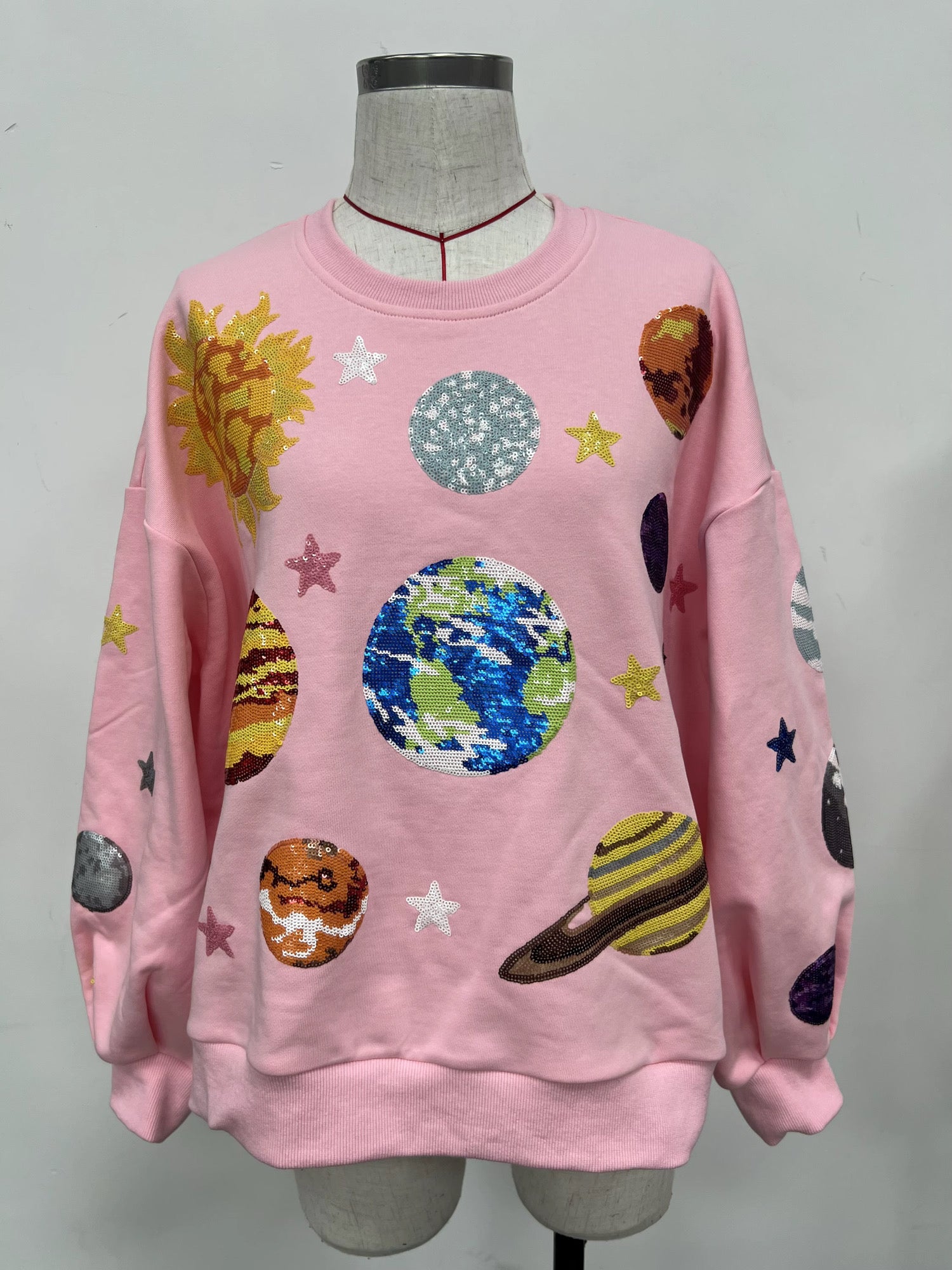 Across the galaxy sequin pullover | PREORDER