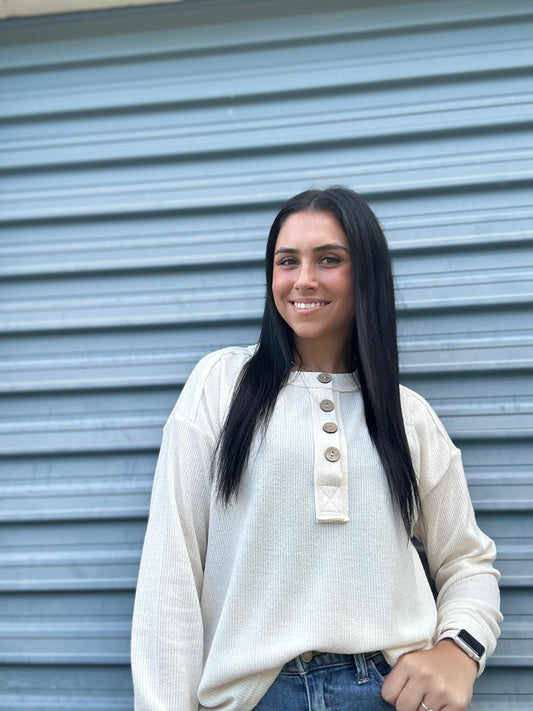 Roxie Relaxed Ribbed Top