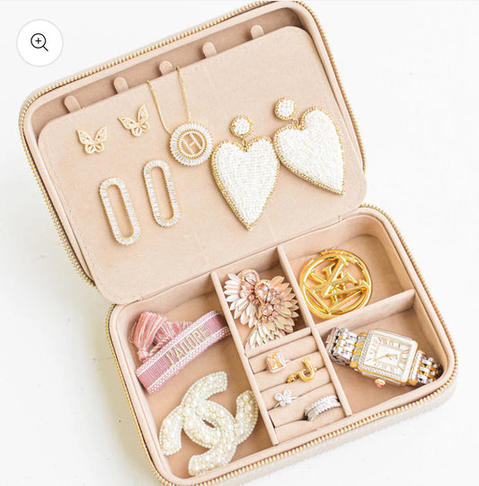 Hollis Metallic Mocha Jewelry Organizer