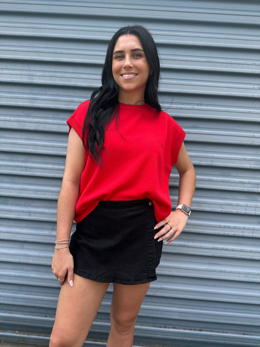 Black Mini Skort
