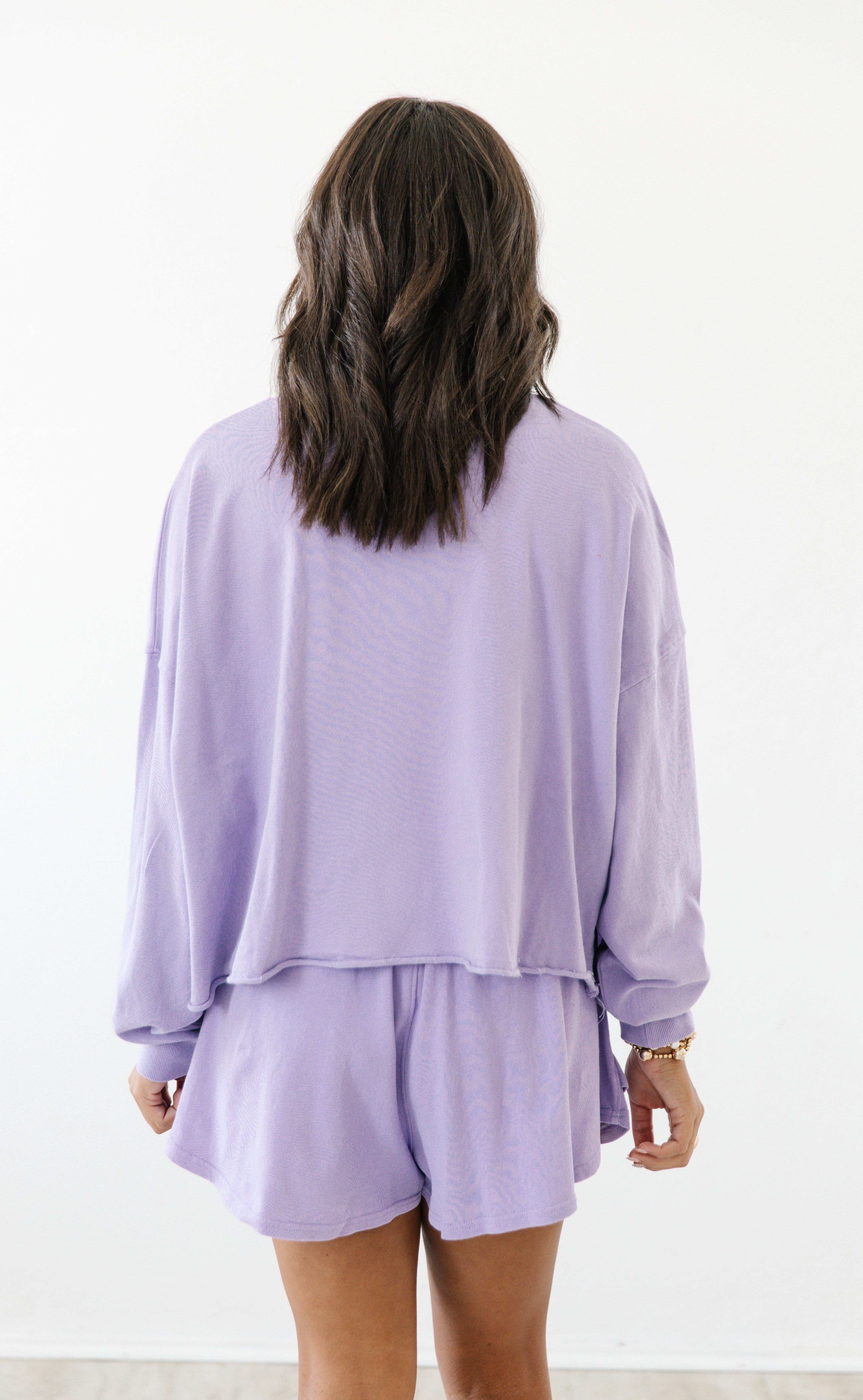Violet Long Sleeve Top and Skort Matching Set