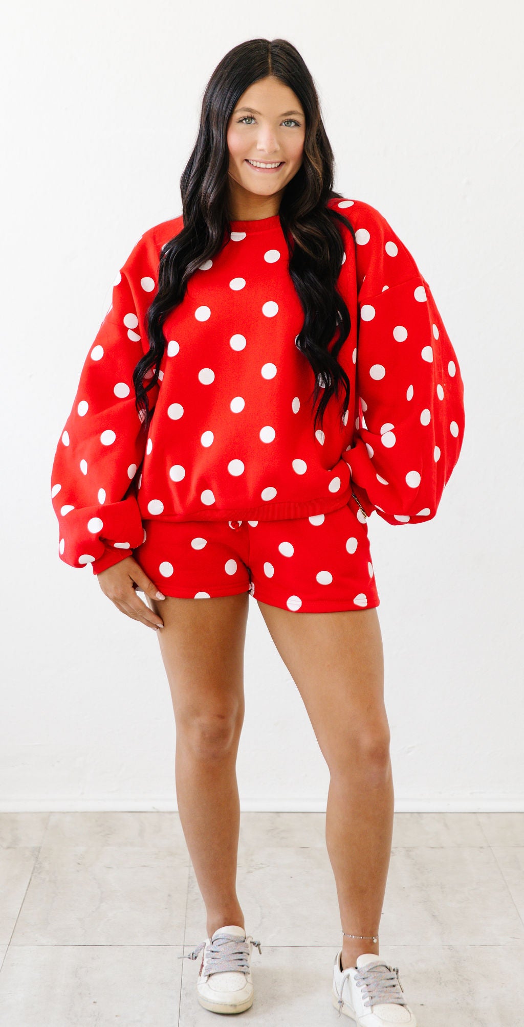 Paisley’s Polka Dot Set| Red