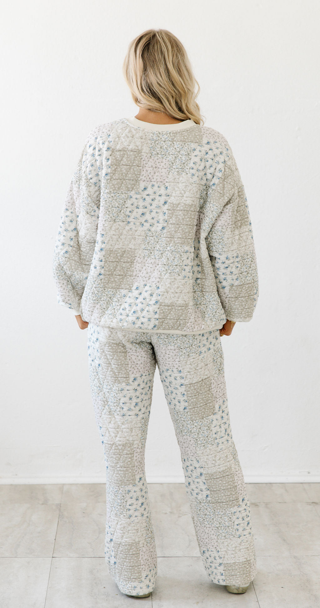 Fiona’s Quilt Lounge Set| Cream Multi