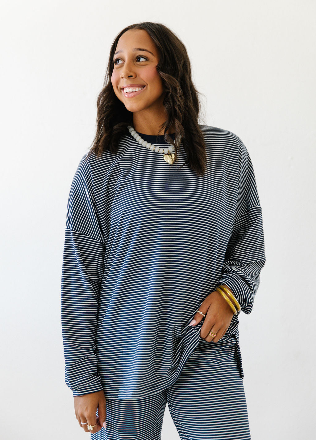 Cozy in Color Long Sleeve Top | Navy
