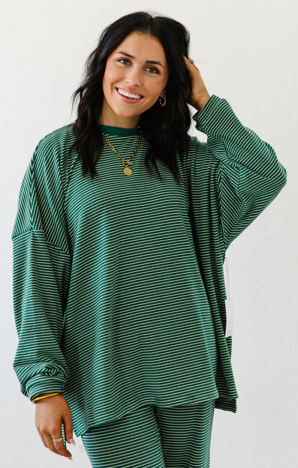 Cozy in Color Long Sleeve Top | Green