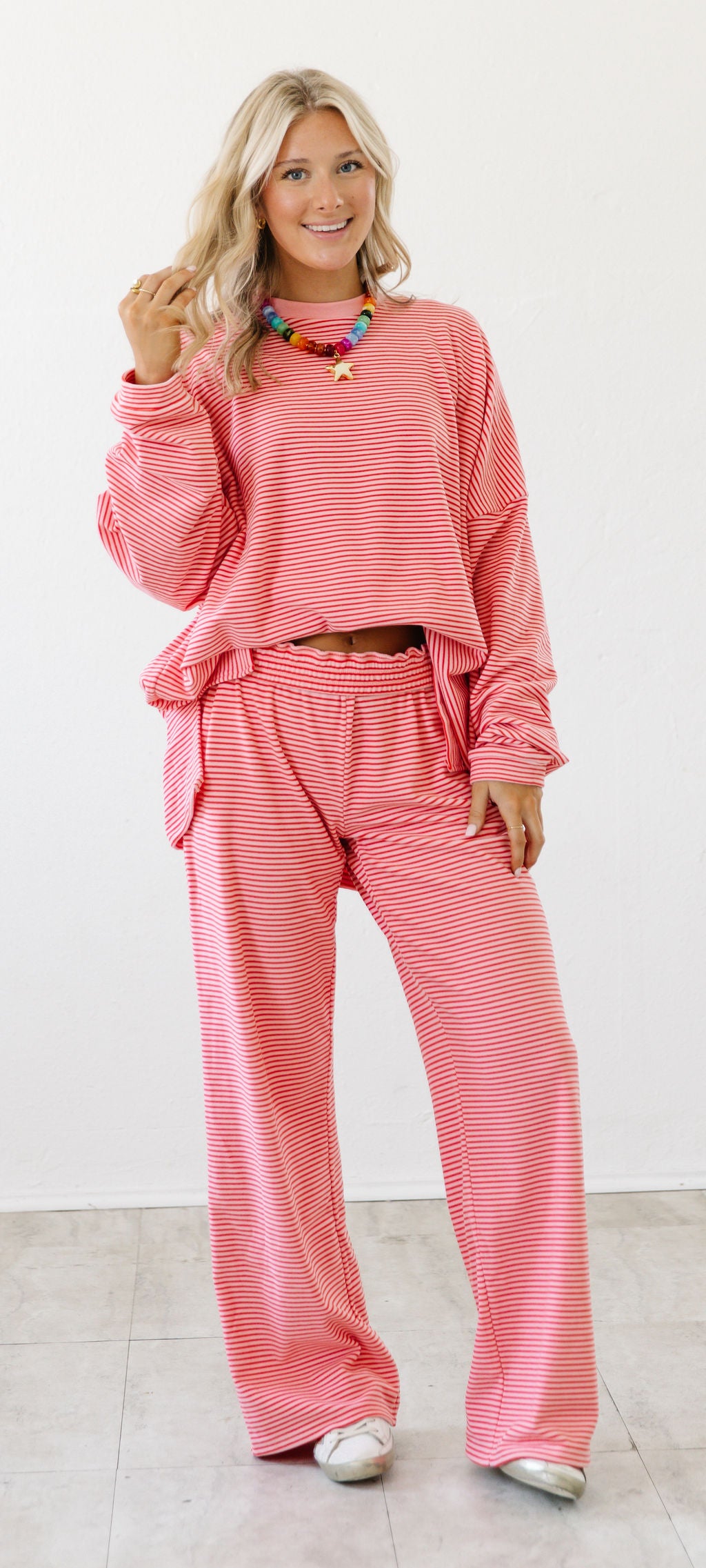 Cozy in Color Long Sleeve Top | Pink