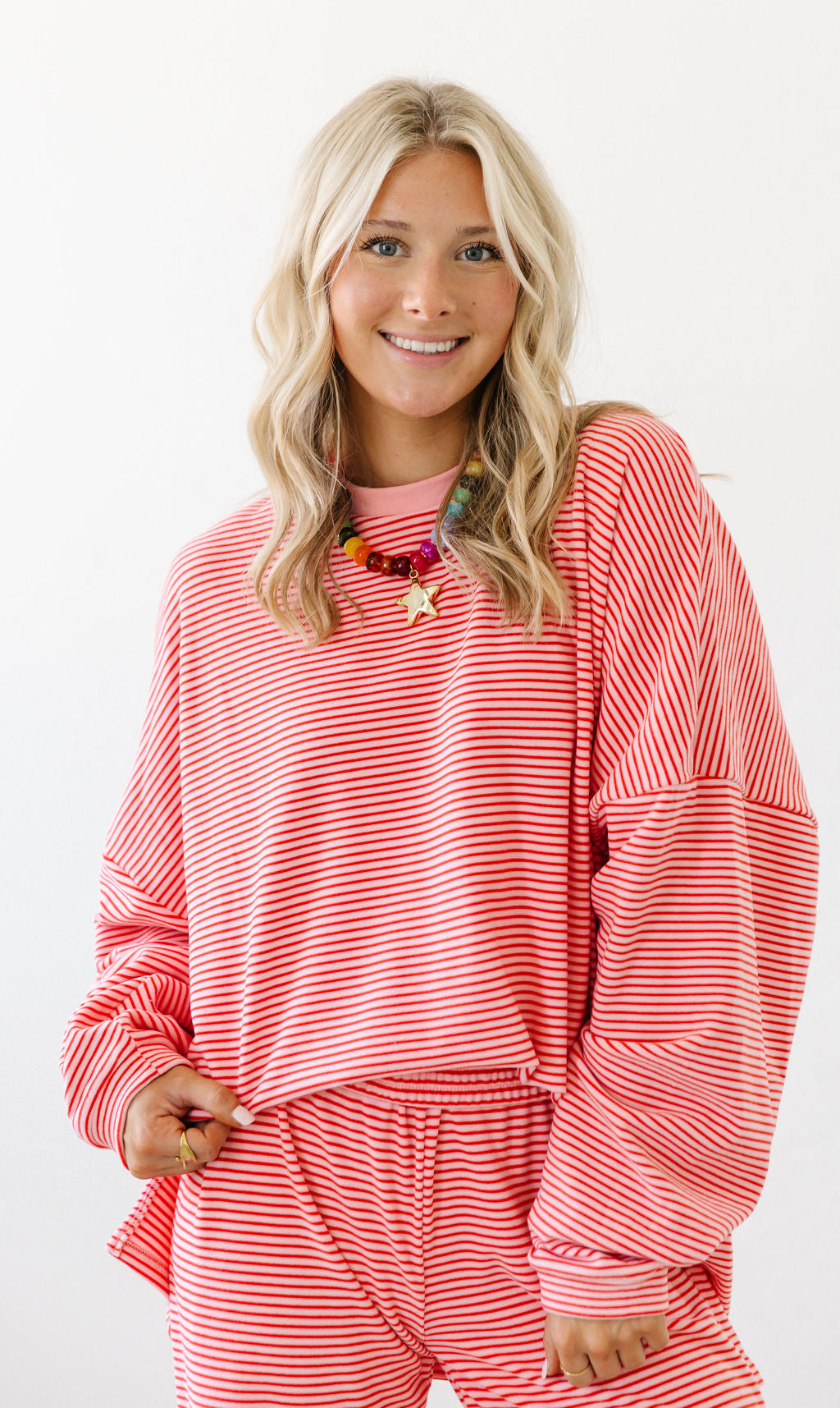 Cozy in Color Long Sleeve Top | Pink