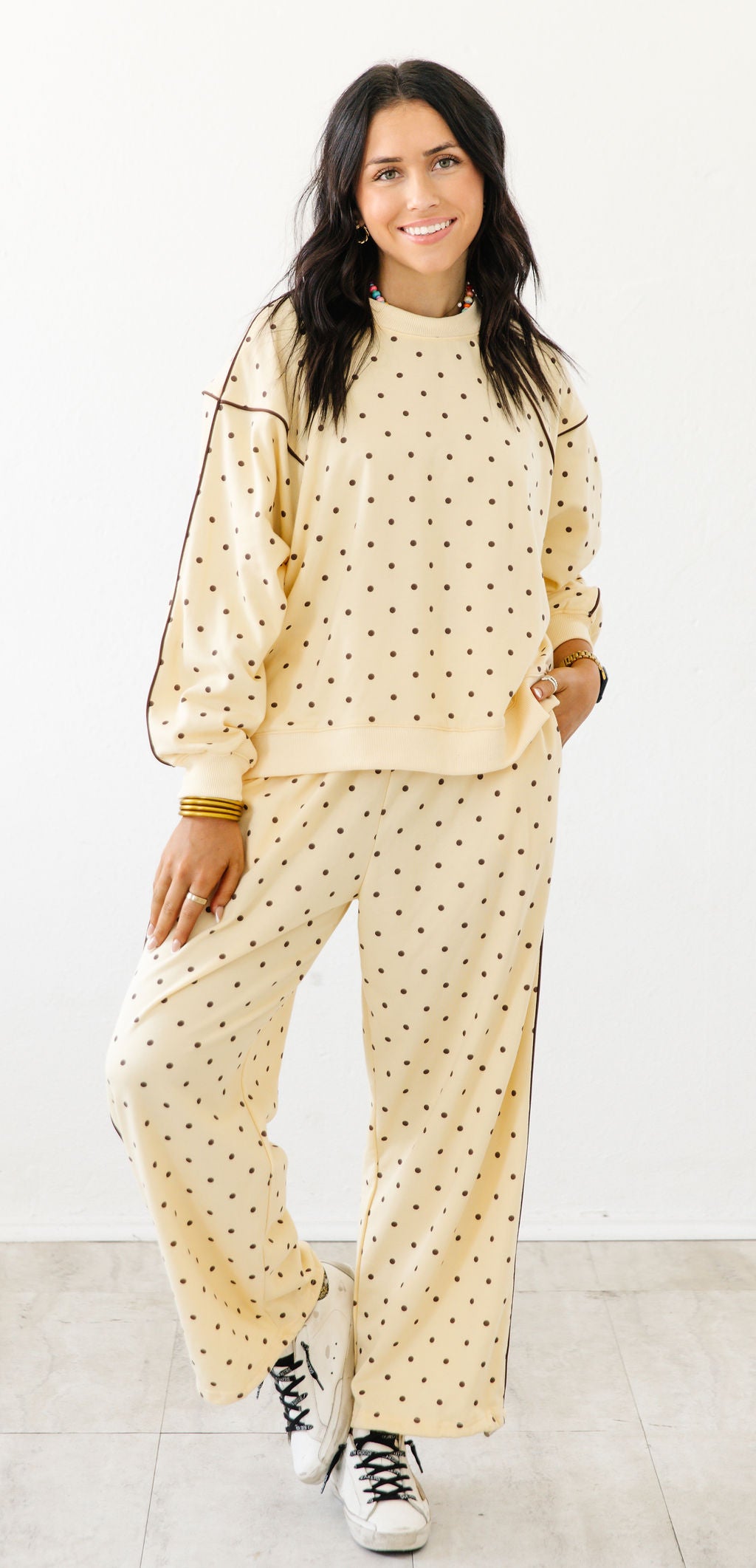The Dotty Dot polka dot sweatshirt | Butter & Brown