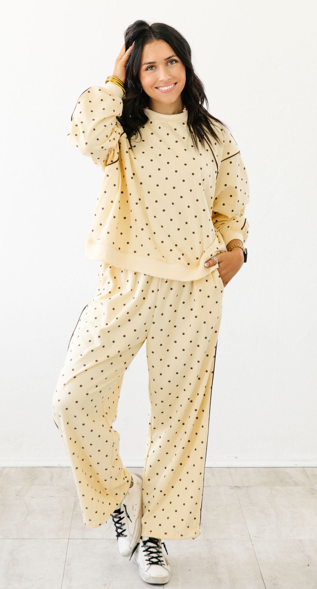 The Dotty Dot polka dot sweatshirt | Butter & Brown