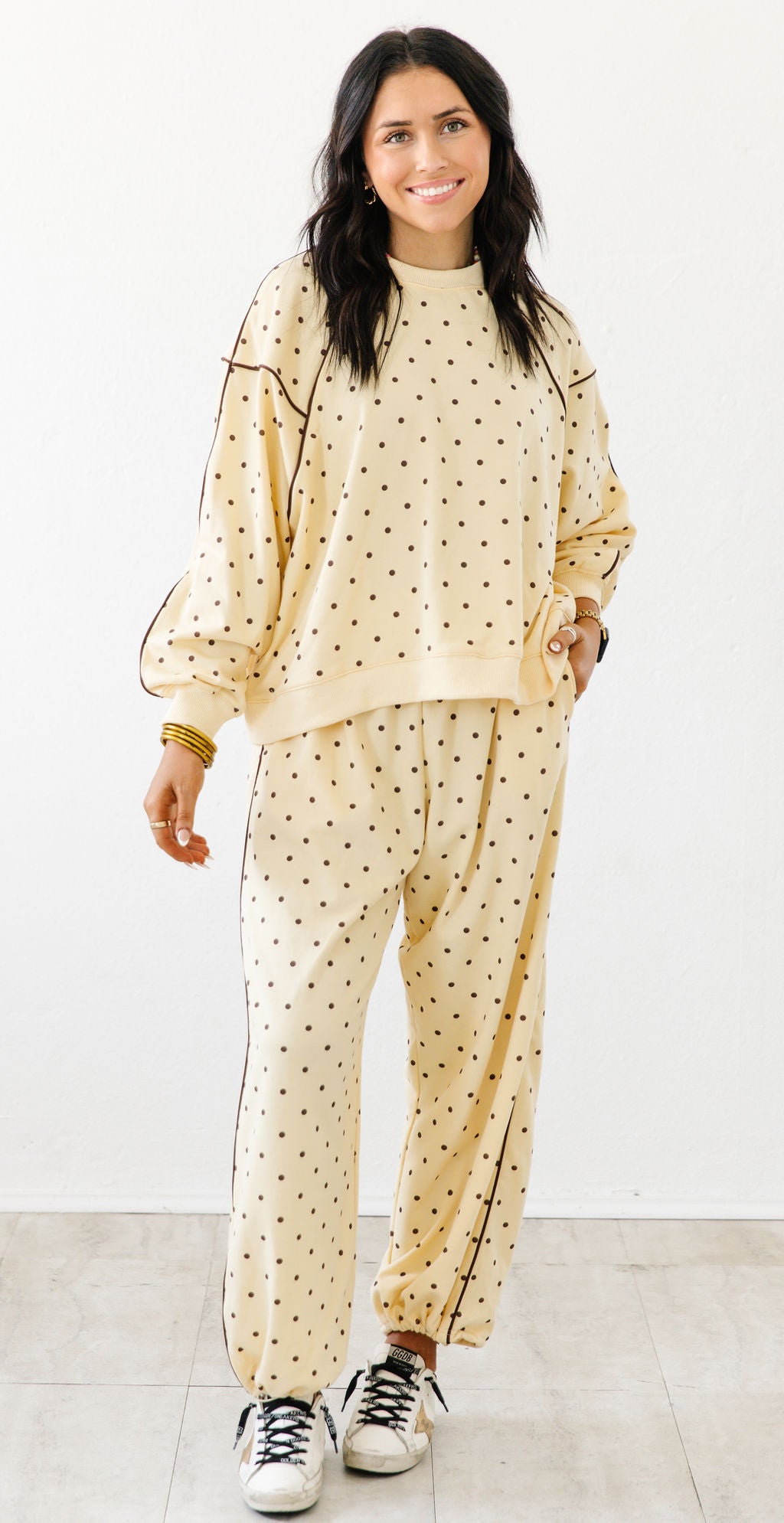 The Dotty Dot polka dot sweatshirt | Butter & Brown