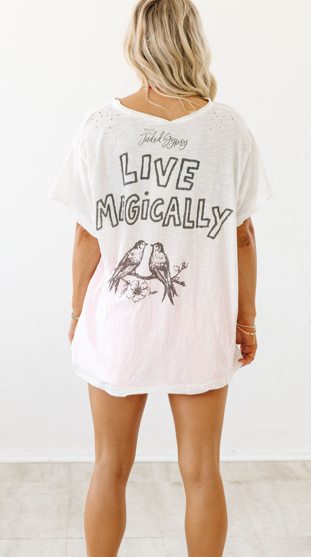 House of Jaded Gypsy Worn and Weathered Fairy Tee