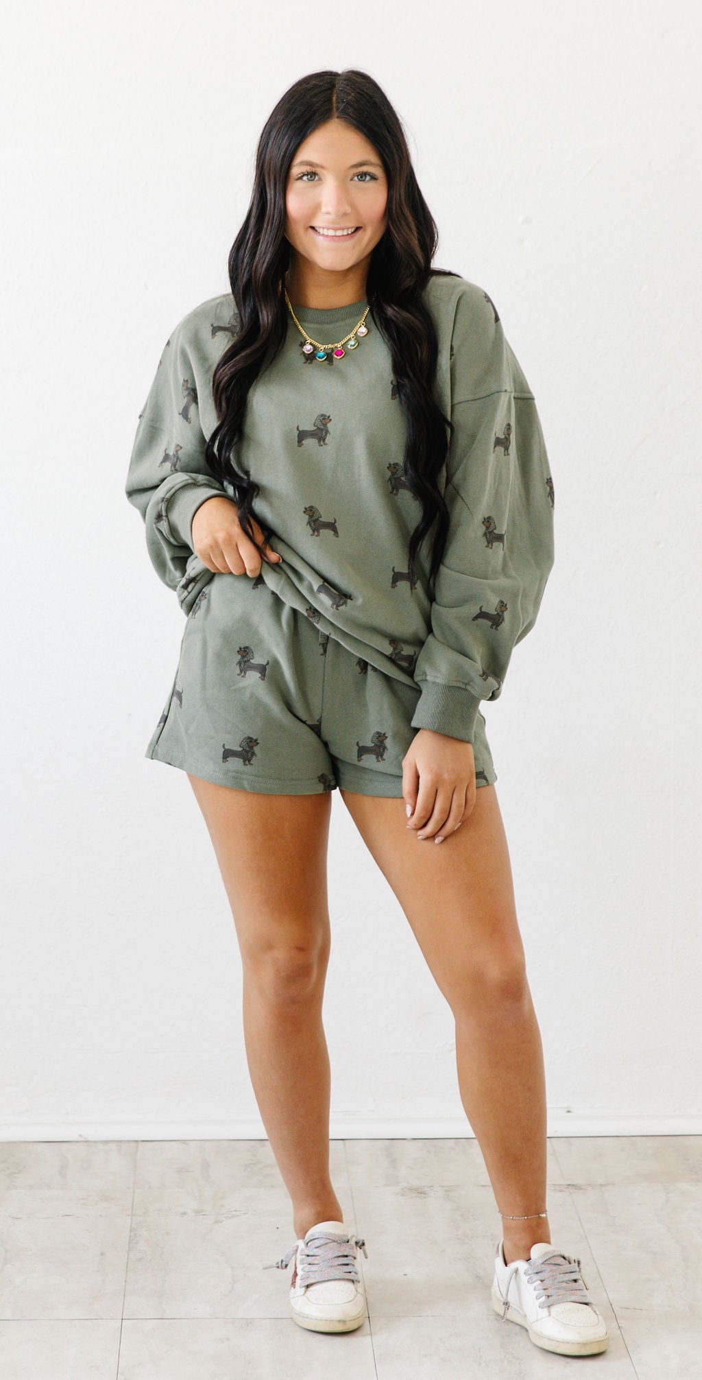 Weenie Love Lounge Set| Olive
