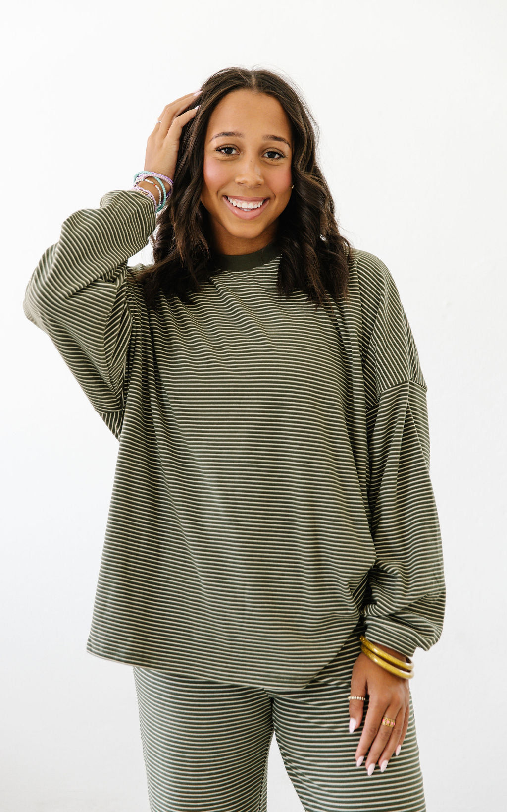 Cozy in Color Long Sleeve Top | Olive
