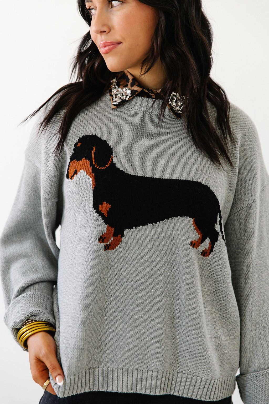 Weenie Dog Knitted Sweater