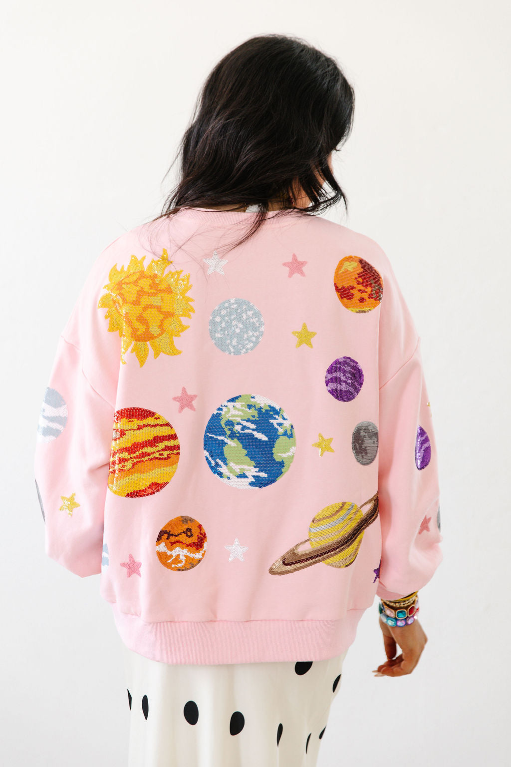 Across the galaxy sequin pullover | PREORDER
