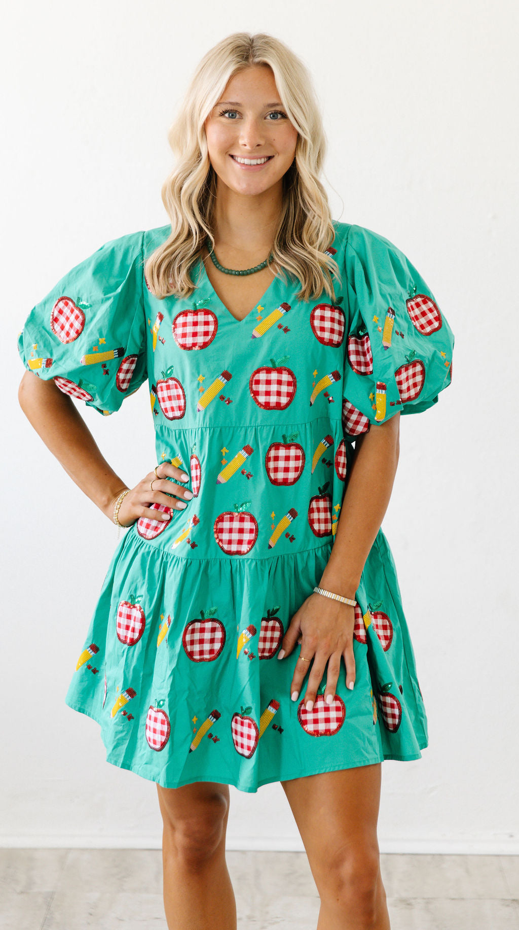 Teachers pet tiered sequin dress | PREORDER