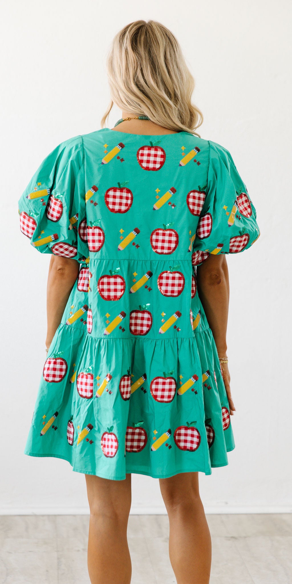 Teachers pet tiered sequin dress | PREORDER