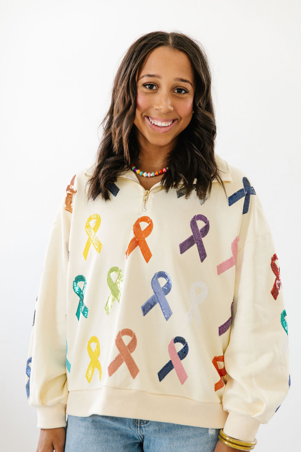 Colors of courage sequin pullover | PREORDER EARLY OCTOBER