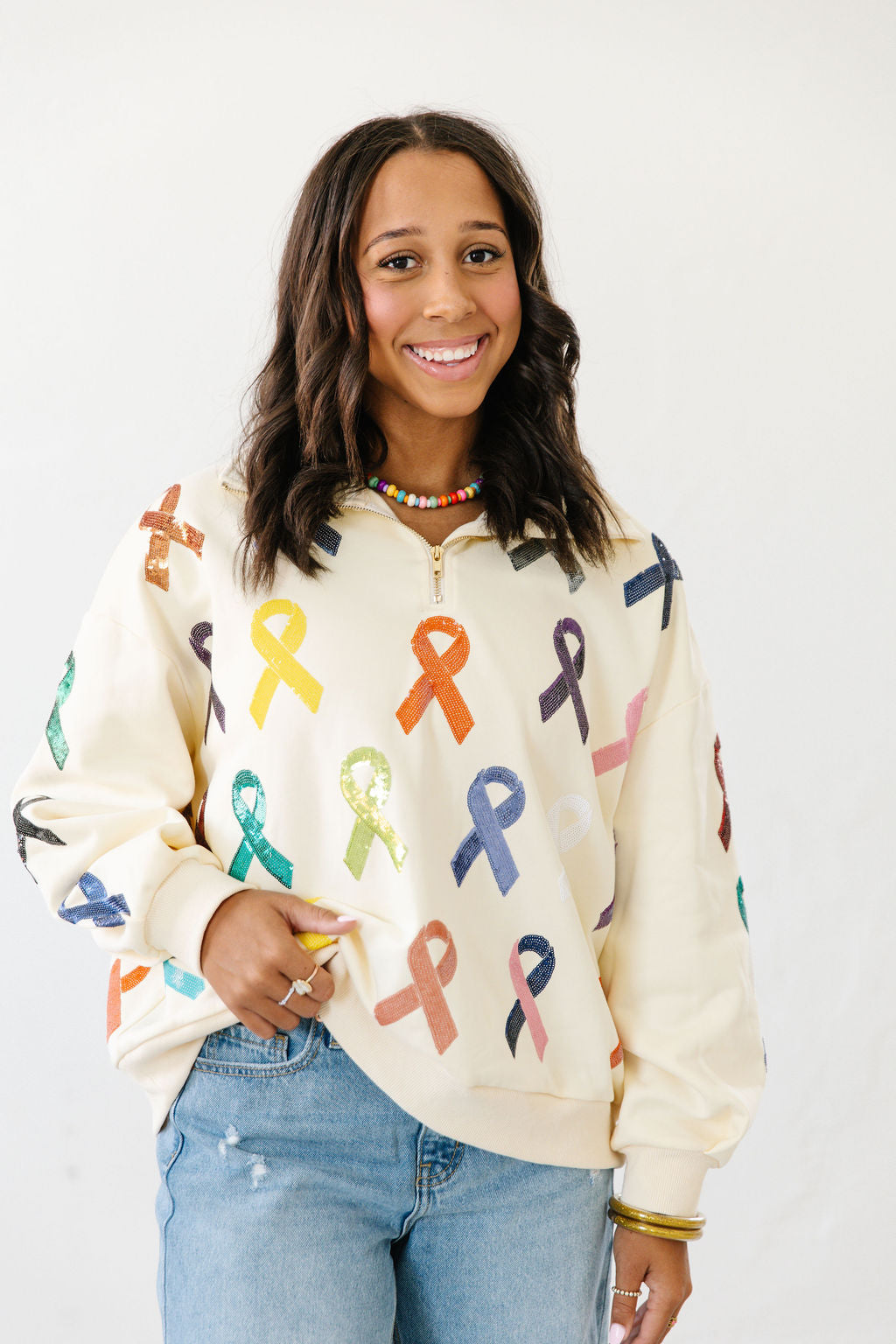 Colors of courage sequin pullover | PREORDER EARLY OCTOBER