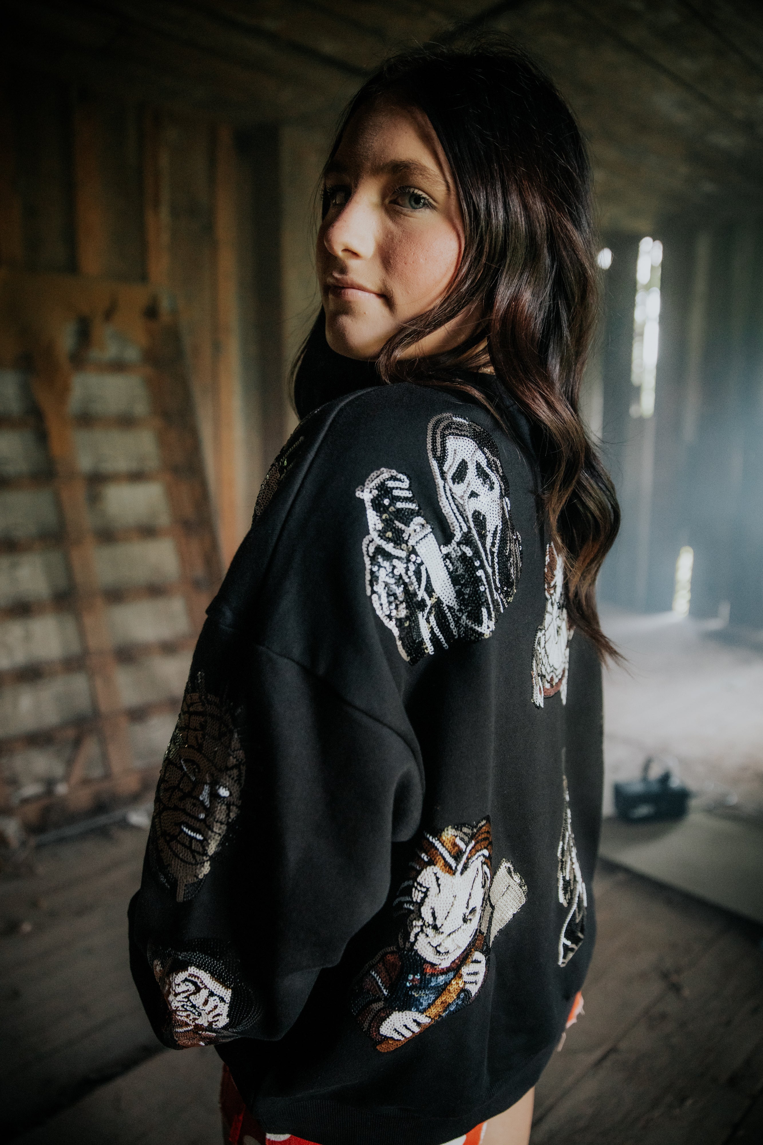 Horror Babe Sparkle Sweatshirt | IN STOCK
