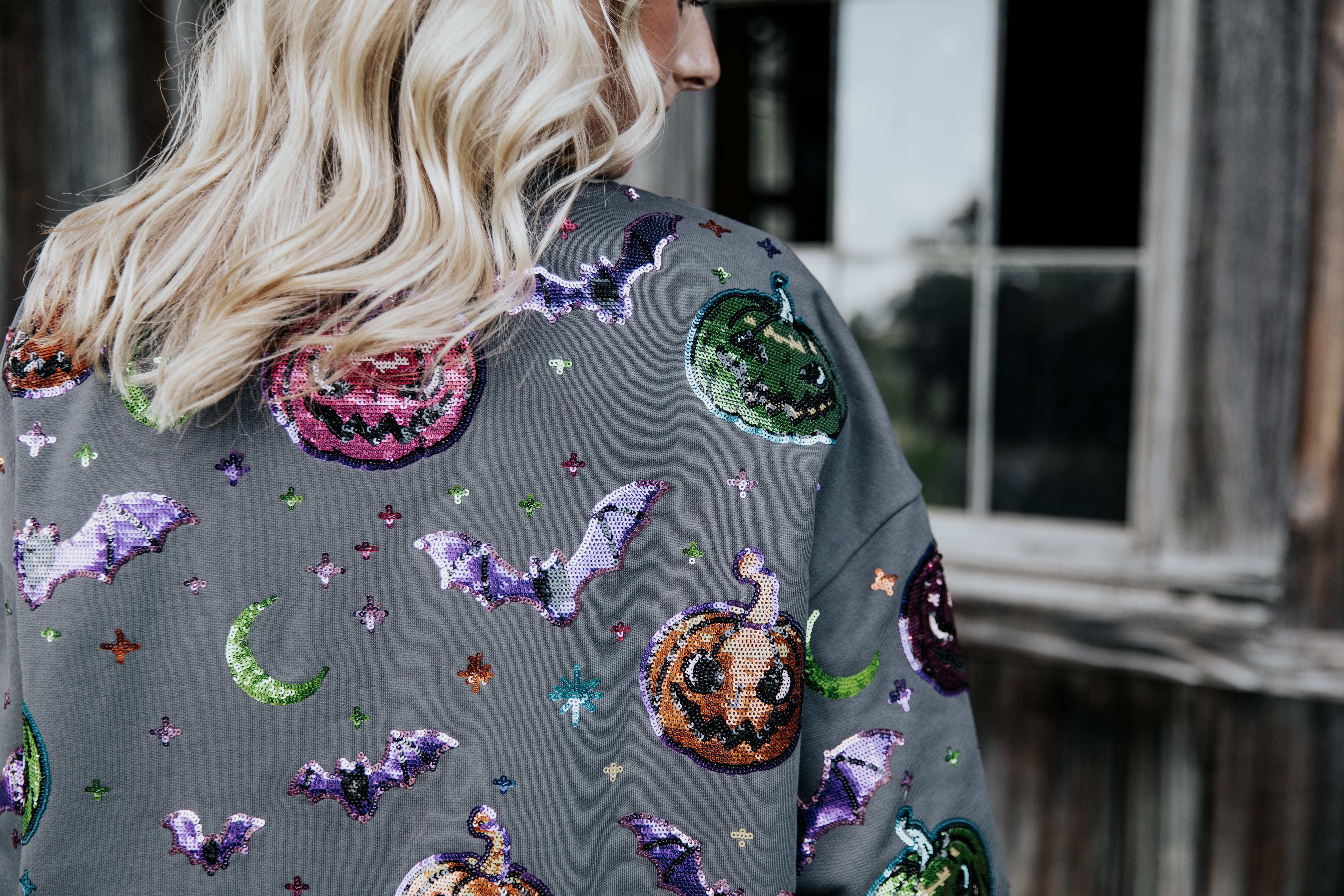 Jack-O’ Bash Sequin Pullover - PREORDER