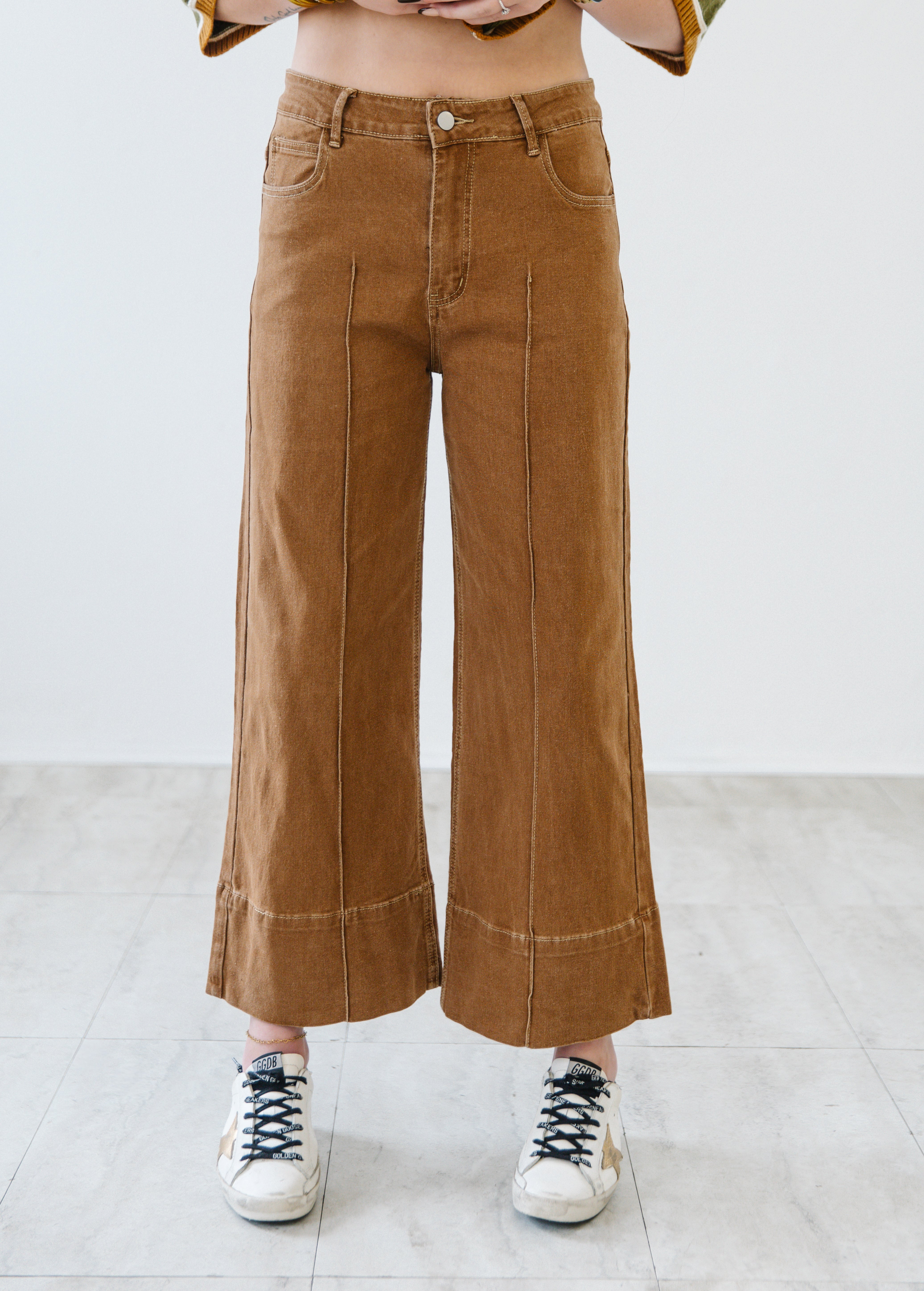 Vintage Camel Wide leg jeans