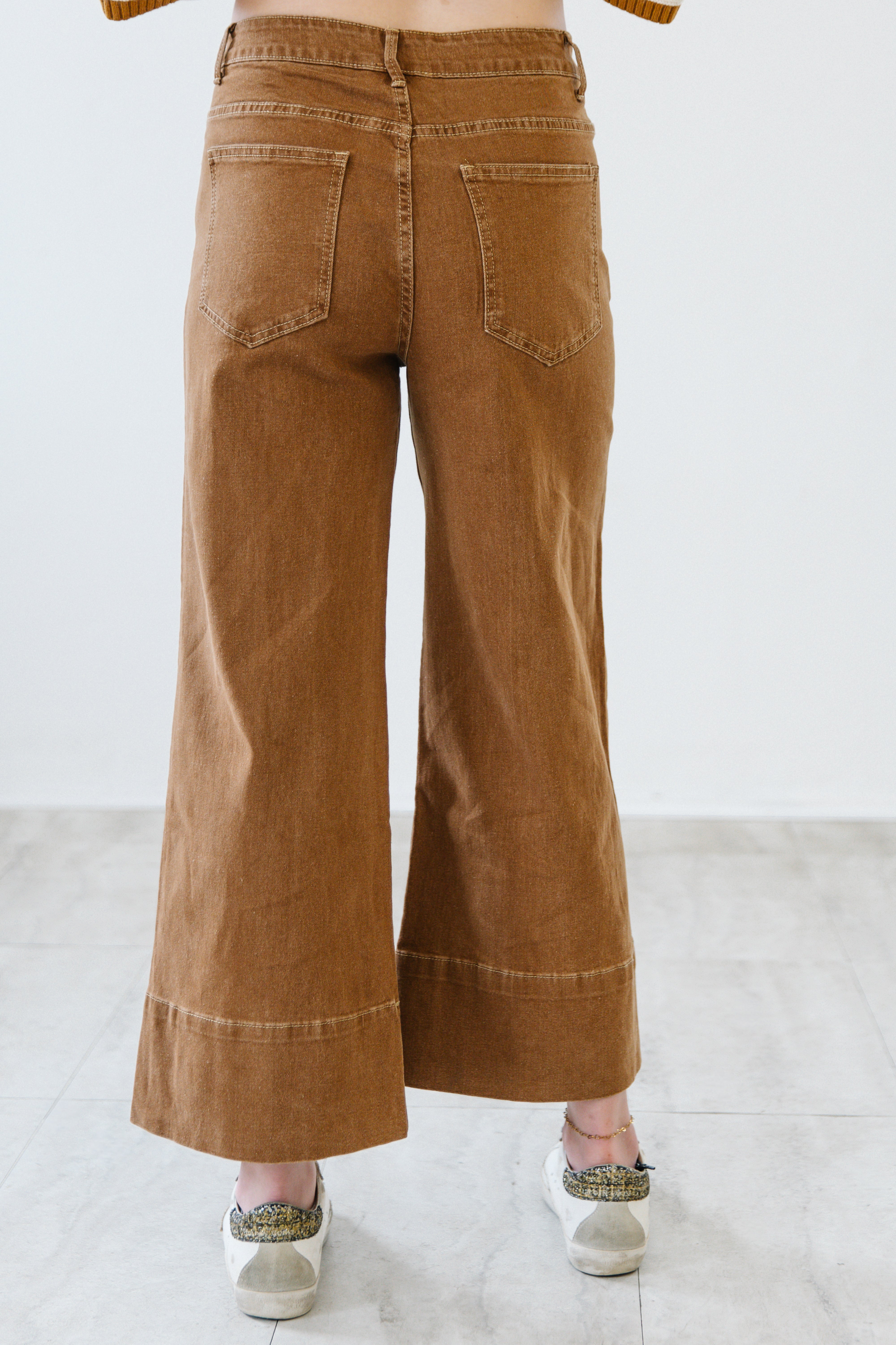 Vintage Camel Wide leg jeans
