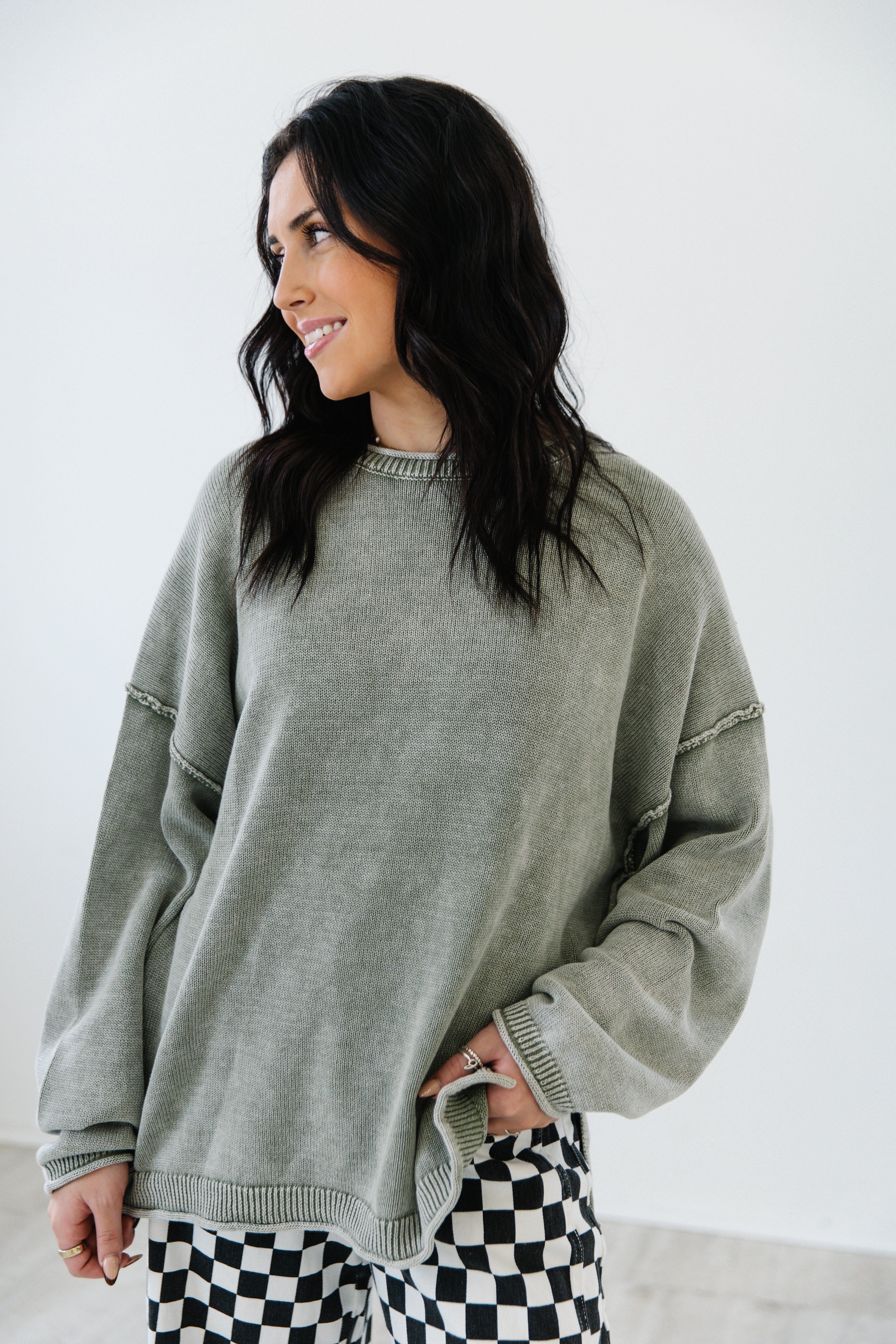 Vintage Soul Sweater| Olive