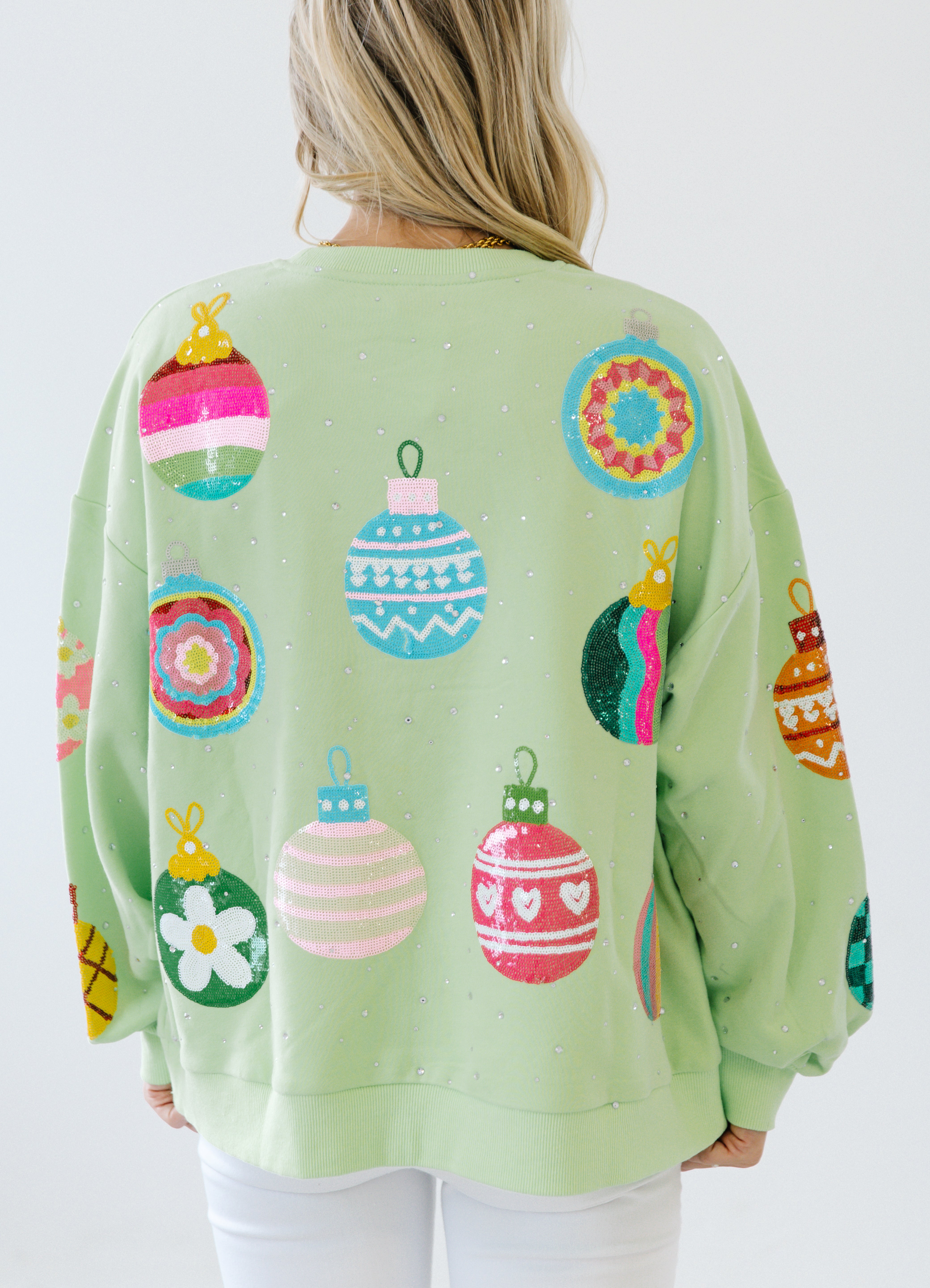 Funky chic neon ornament pullover | PREORDER