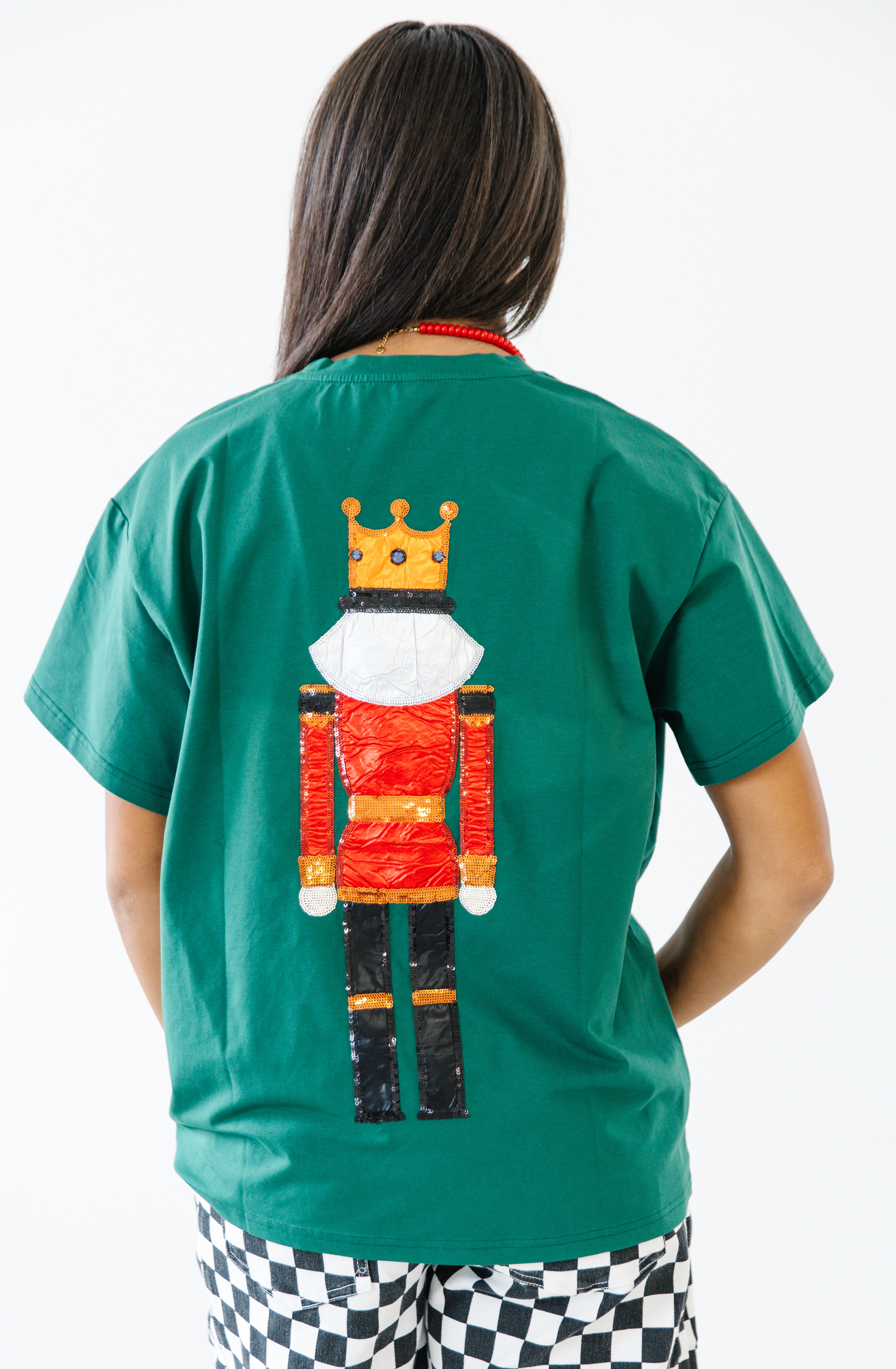 Nutty nutcracker sequin tee | PREORDER