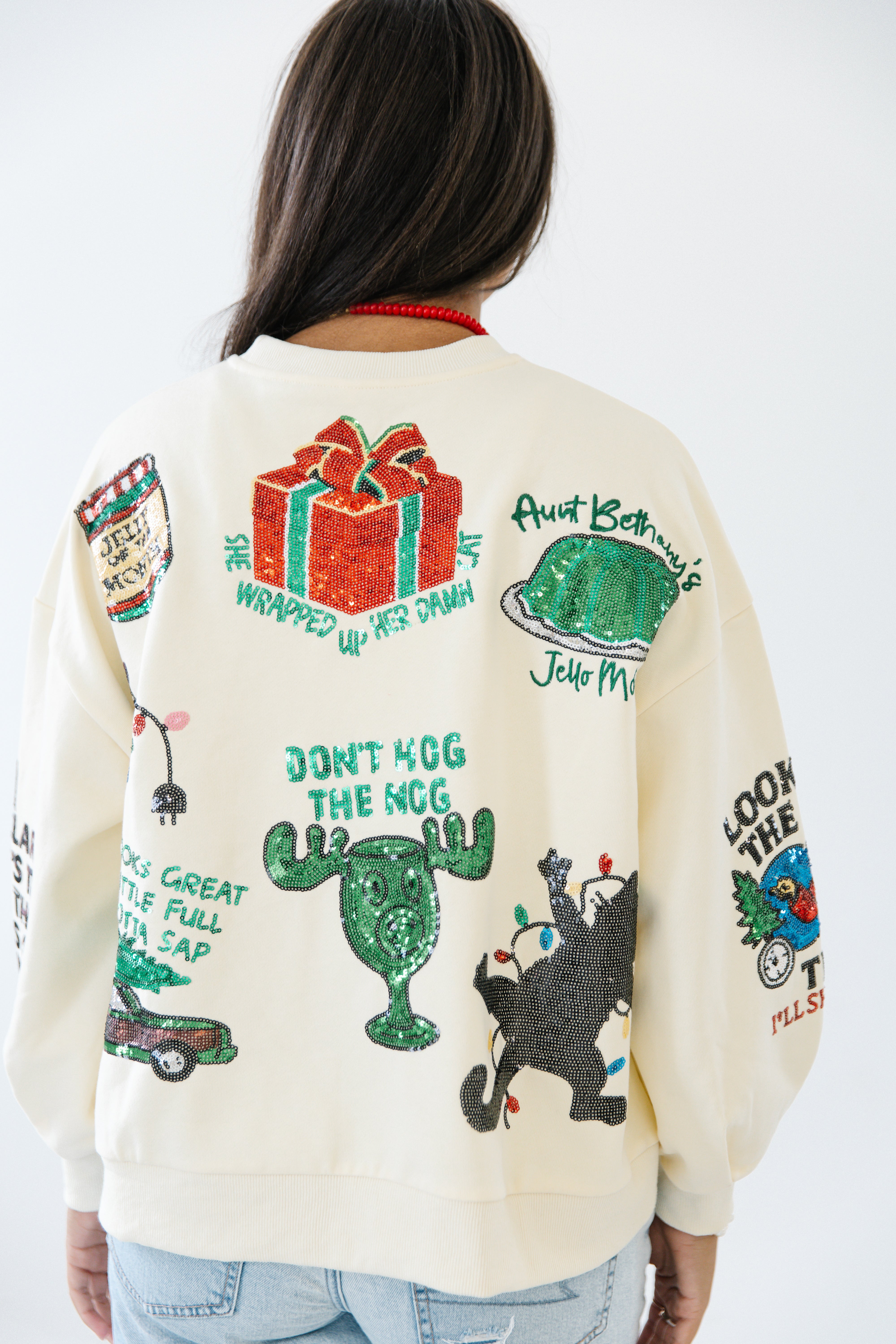 Griswold Family Christmas Sequin Pullover| PREORDER