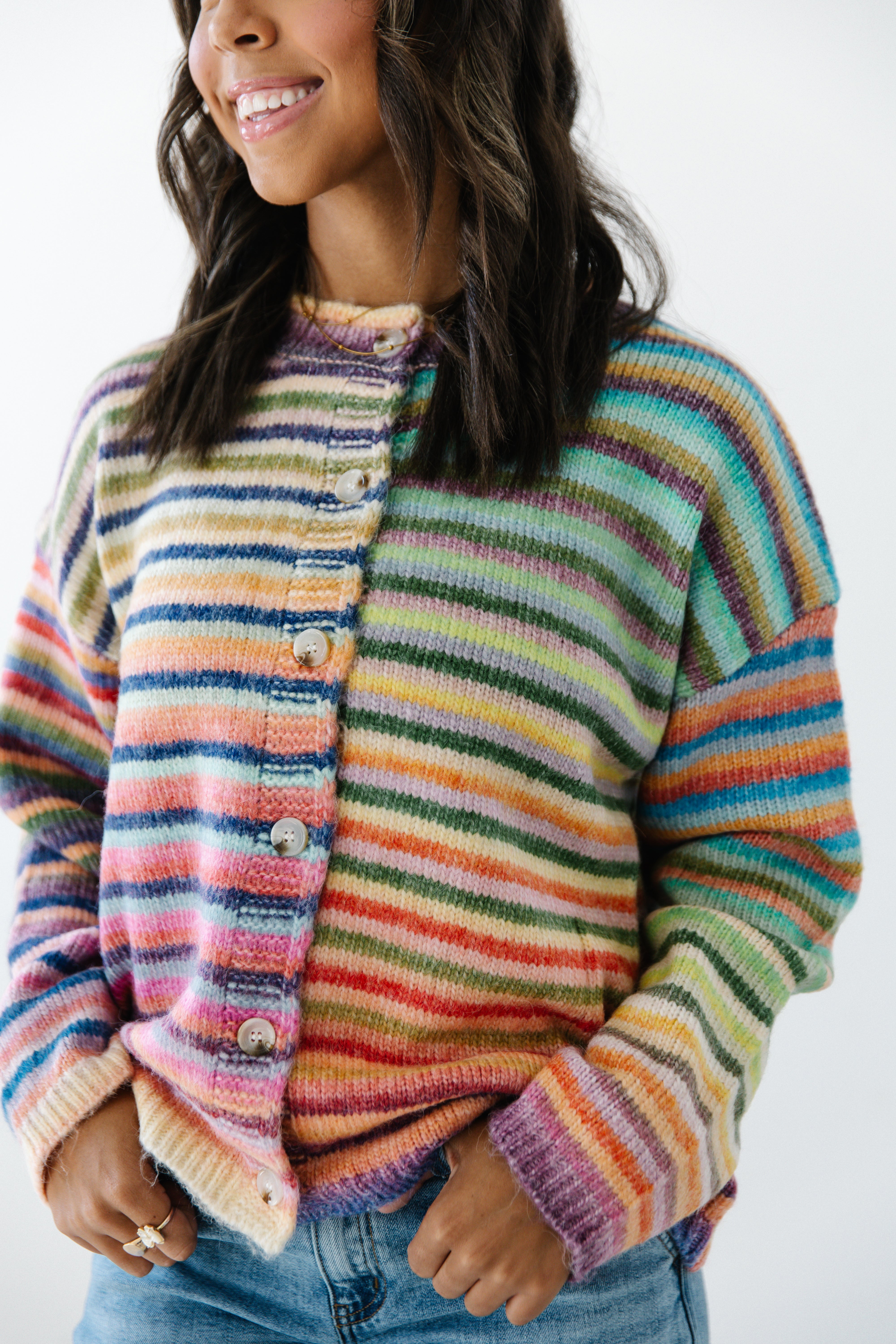Chasing Rainbow's Button-Up Cardigan