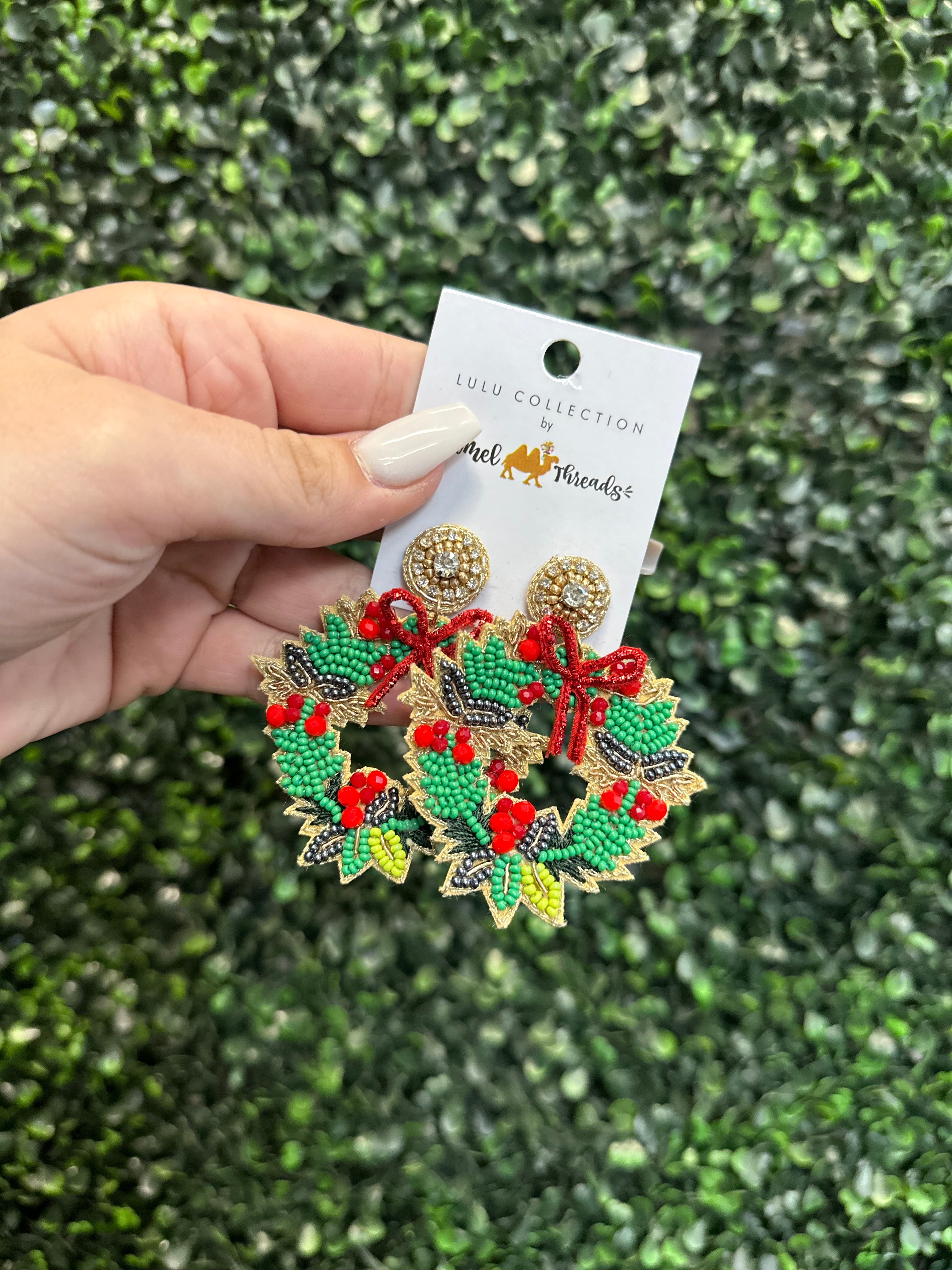 Christmas earrings