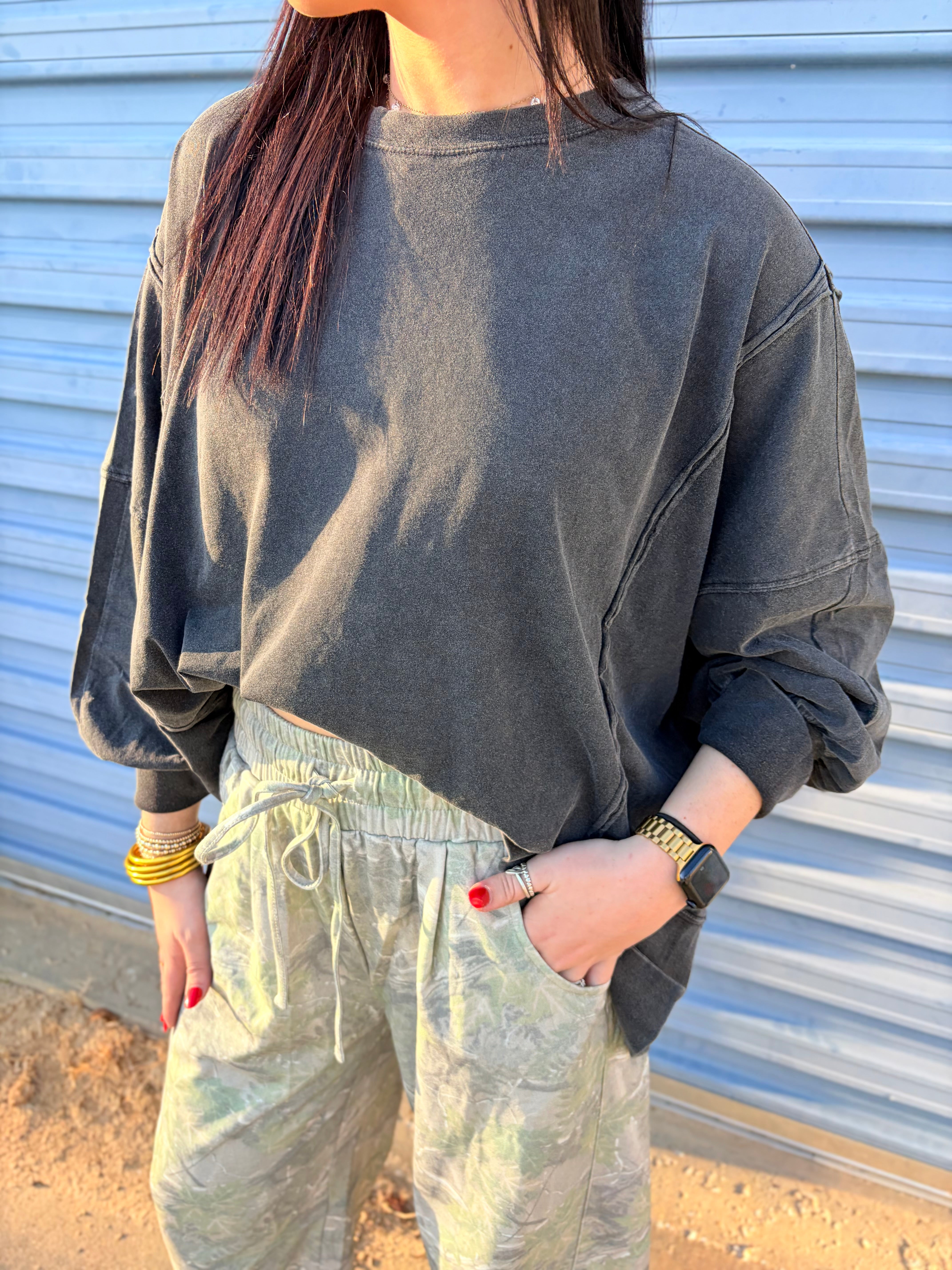 Cozy Chic Oversized Long Sleeve