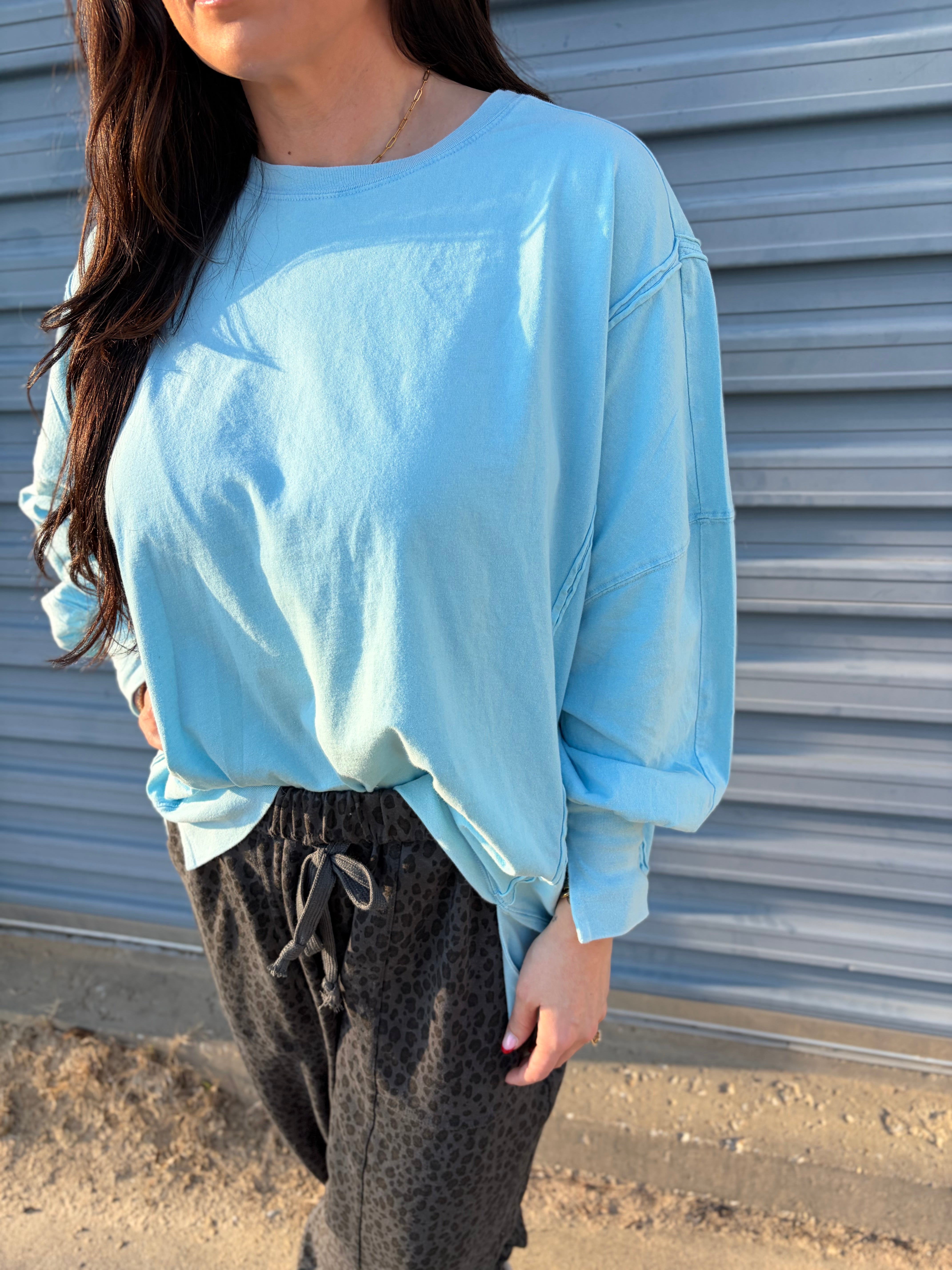 Cozy Chic Oversized Long Sleeve