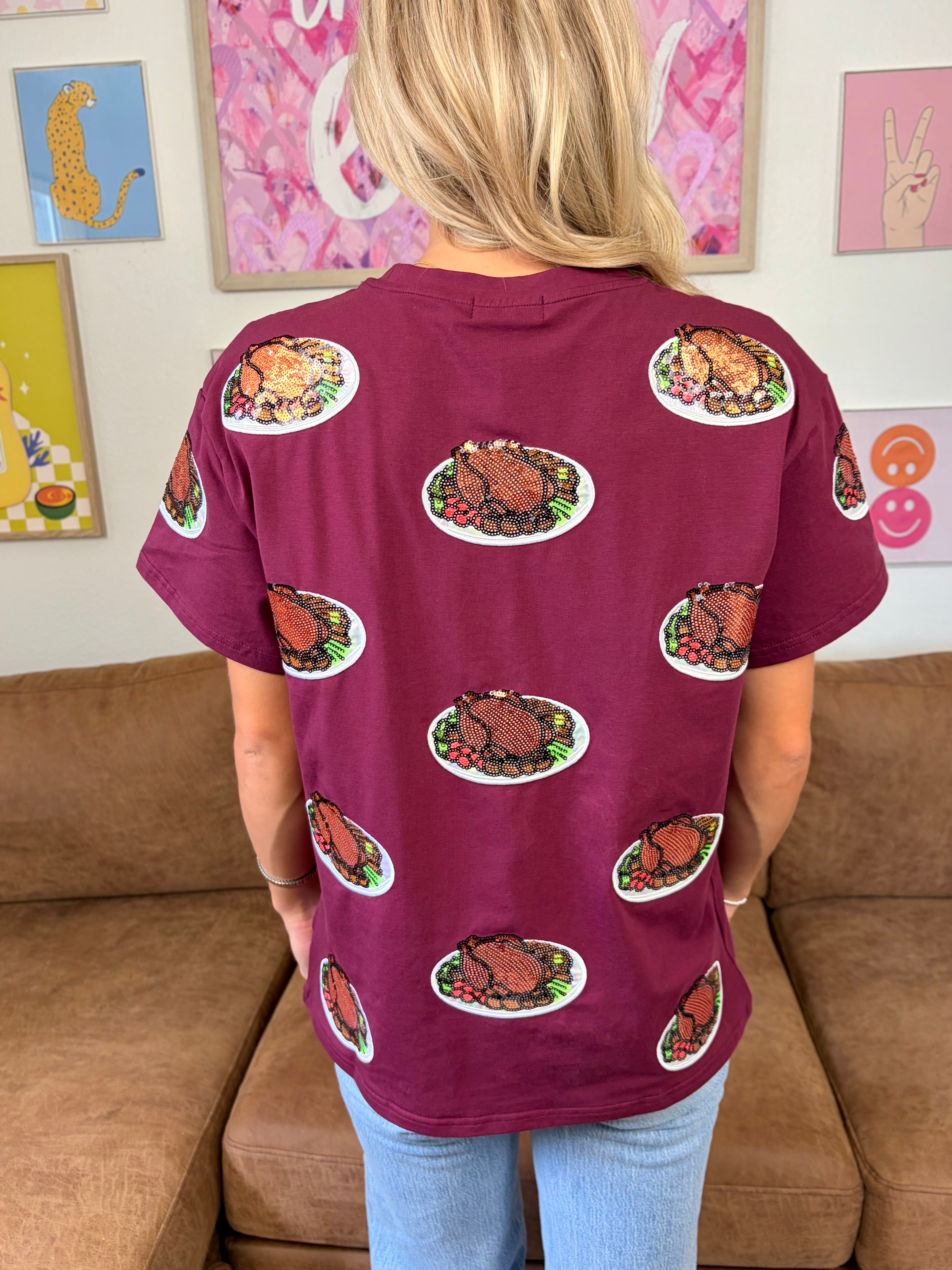 Turkey Trot Sequin Tee