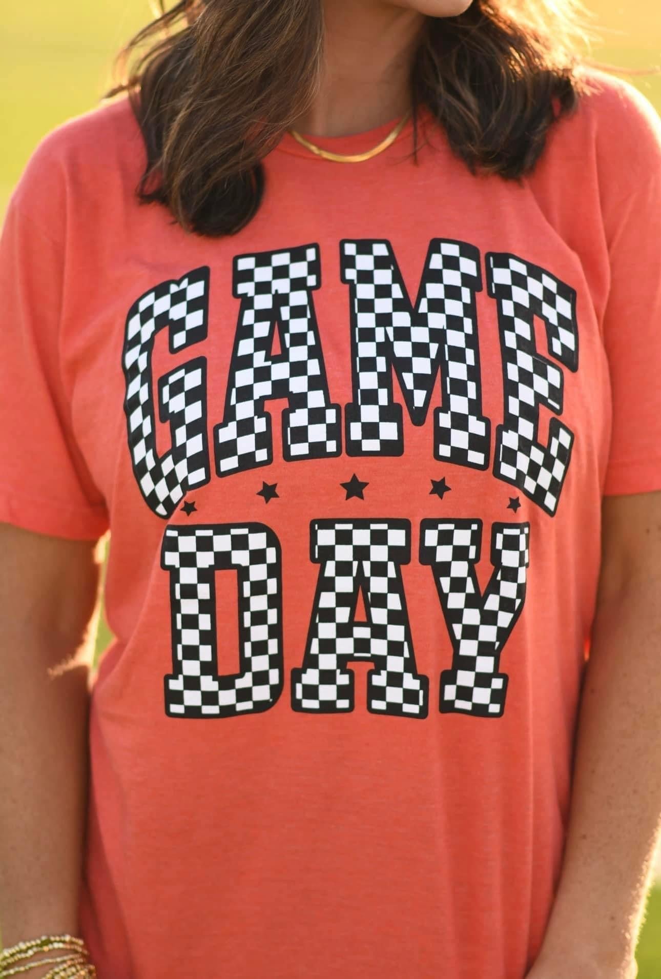 Game Day Checkered Tees