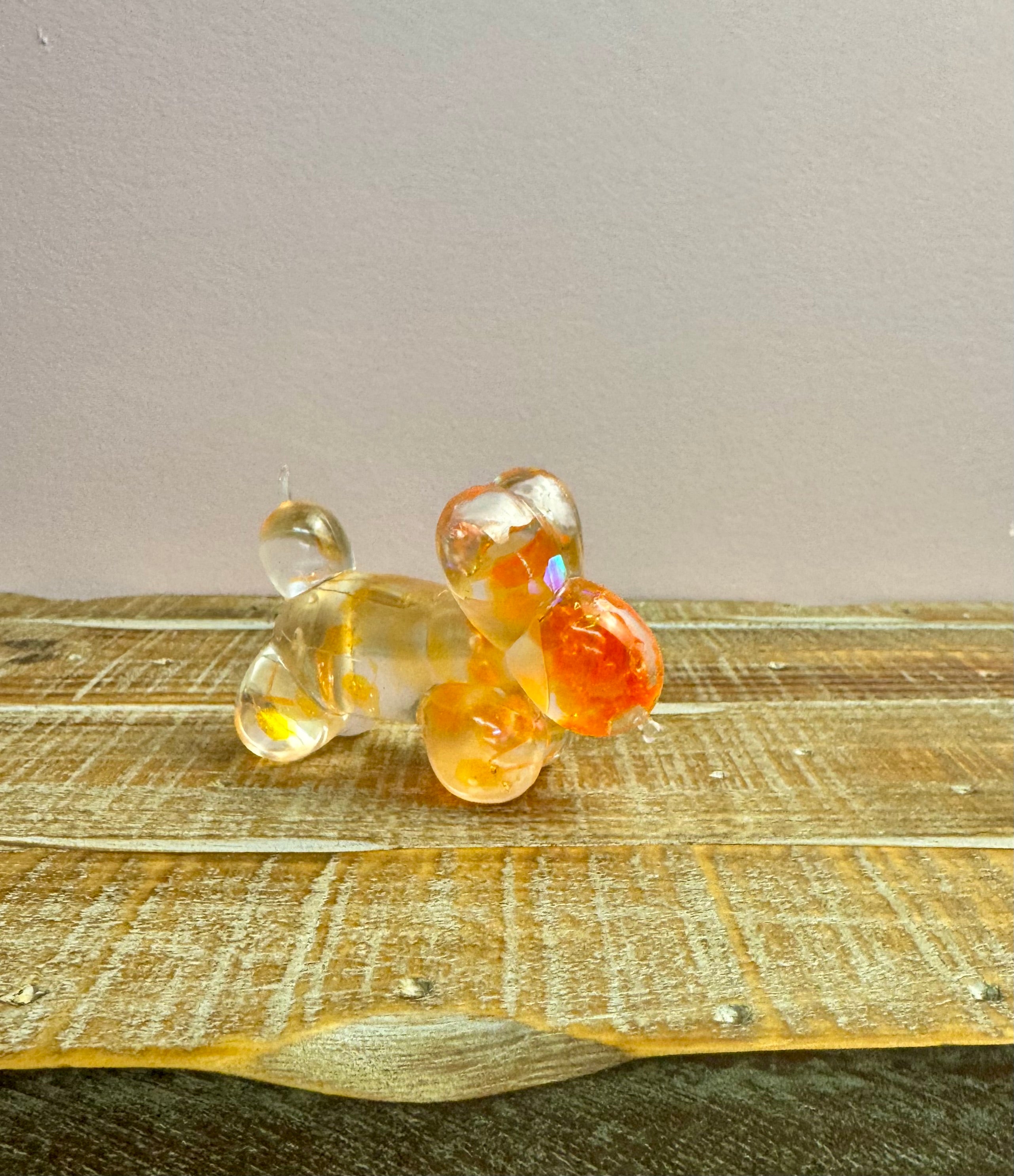 Squishy Glitter Balloon Dog Toy
