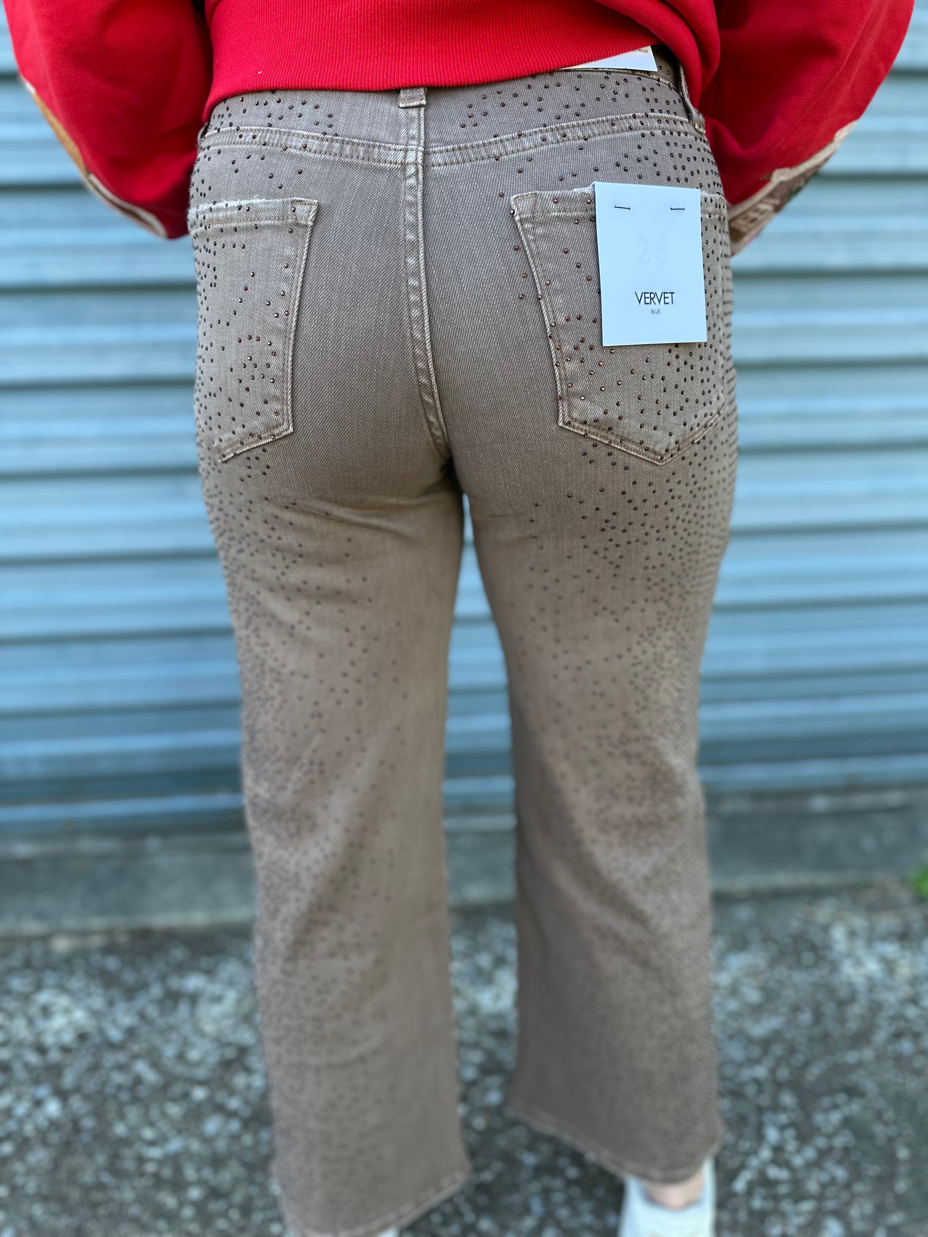 Brown Sugar Shimmer Denim