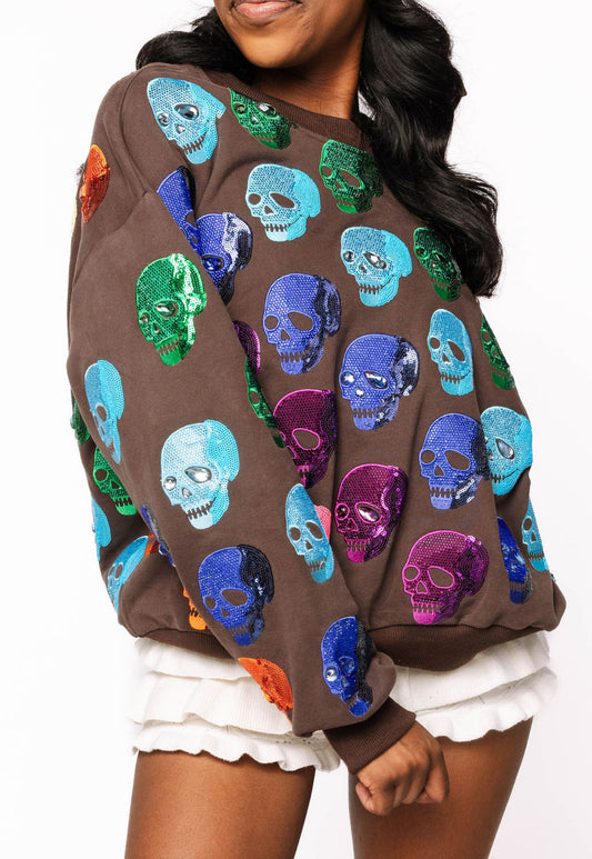 Queen of sparkles chocolate rainbow sugar skulls