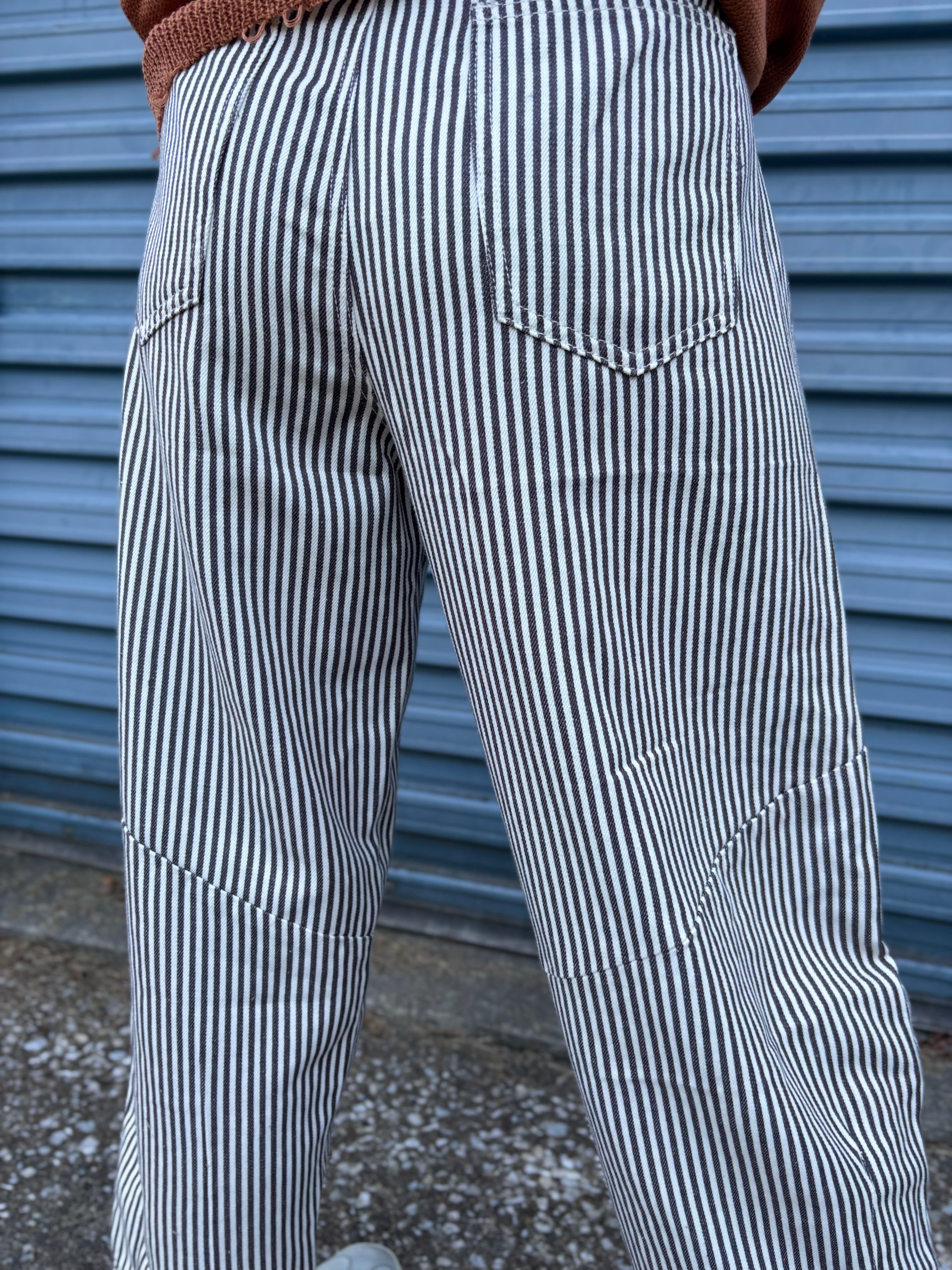 Easel twill striped pants