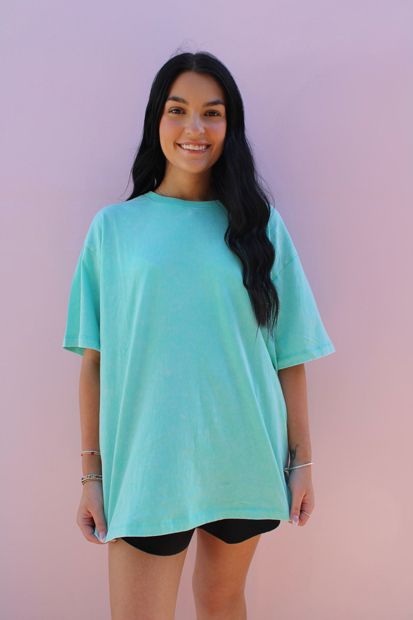 Sweet & Simple Acid Wash Tee