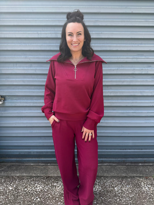 Zip & Go Ribbed Lounge Set