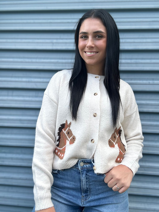 Classic Horse Cardigan