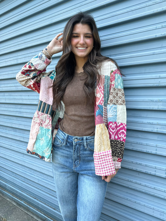 Boho Button-Up Top