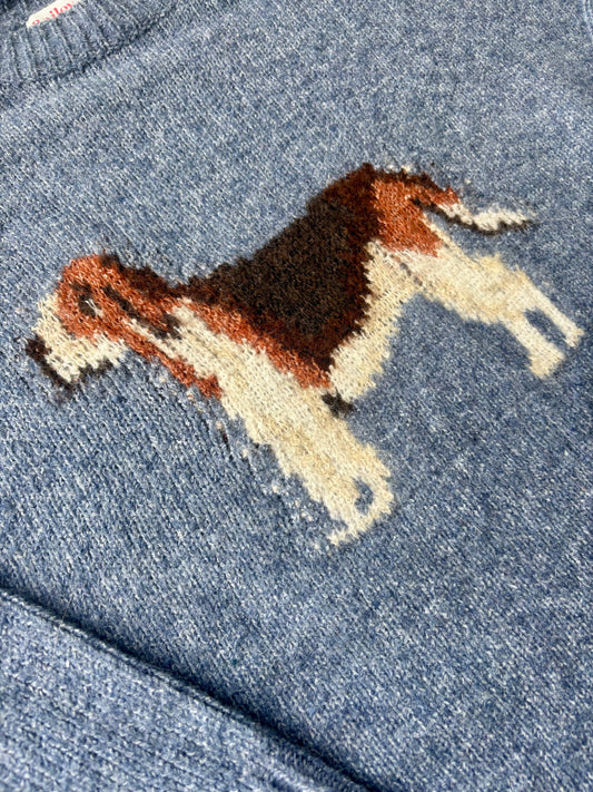 Soft knit hound dog sweater