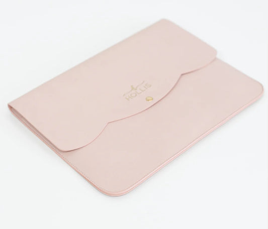 Hollis Lennon Laptop Sleeve in Metallic Blush